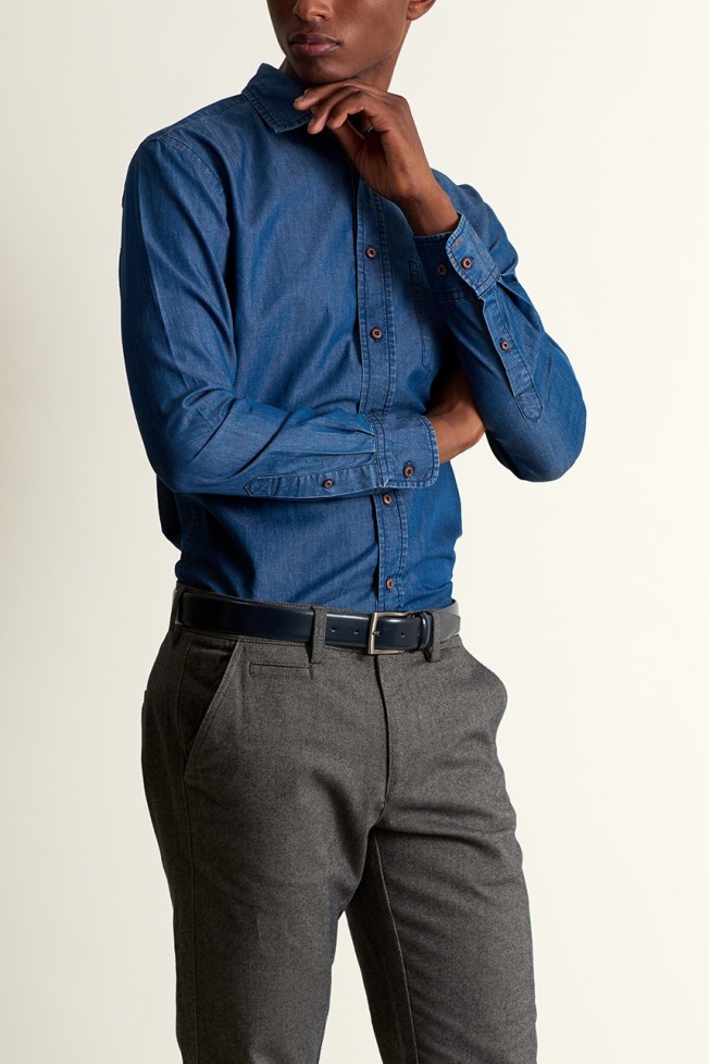 Camisa vaquera slim fit