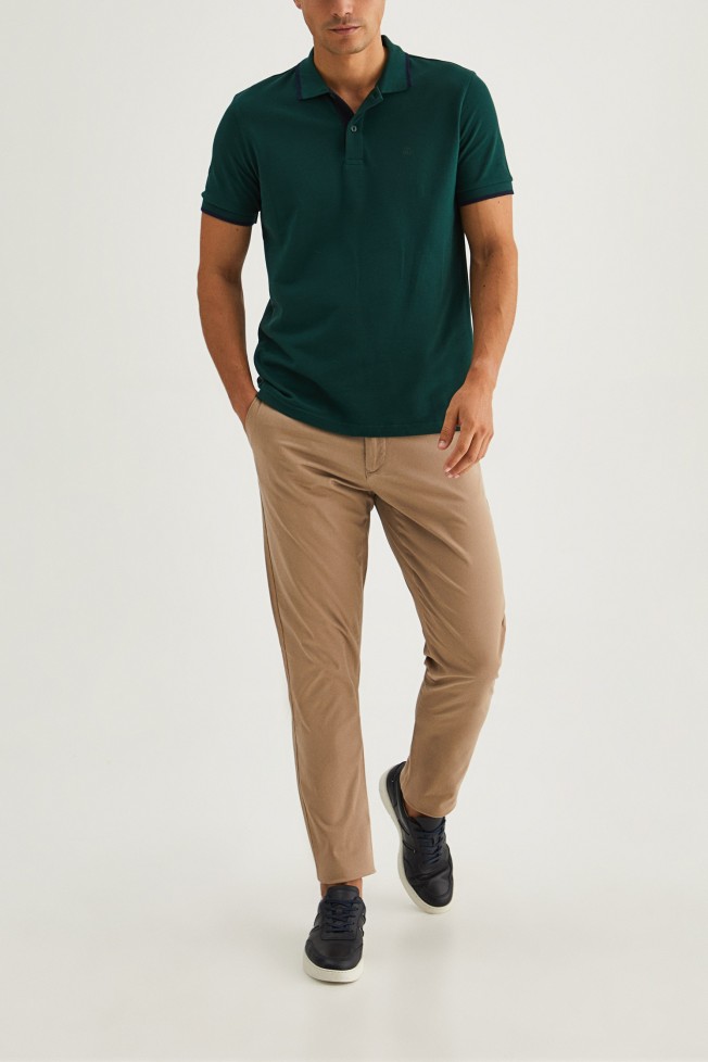 Polo piqué 100% algodão Polo piqué 100% algodão