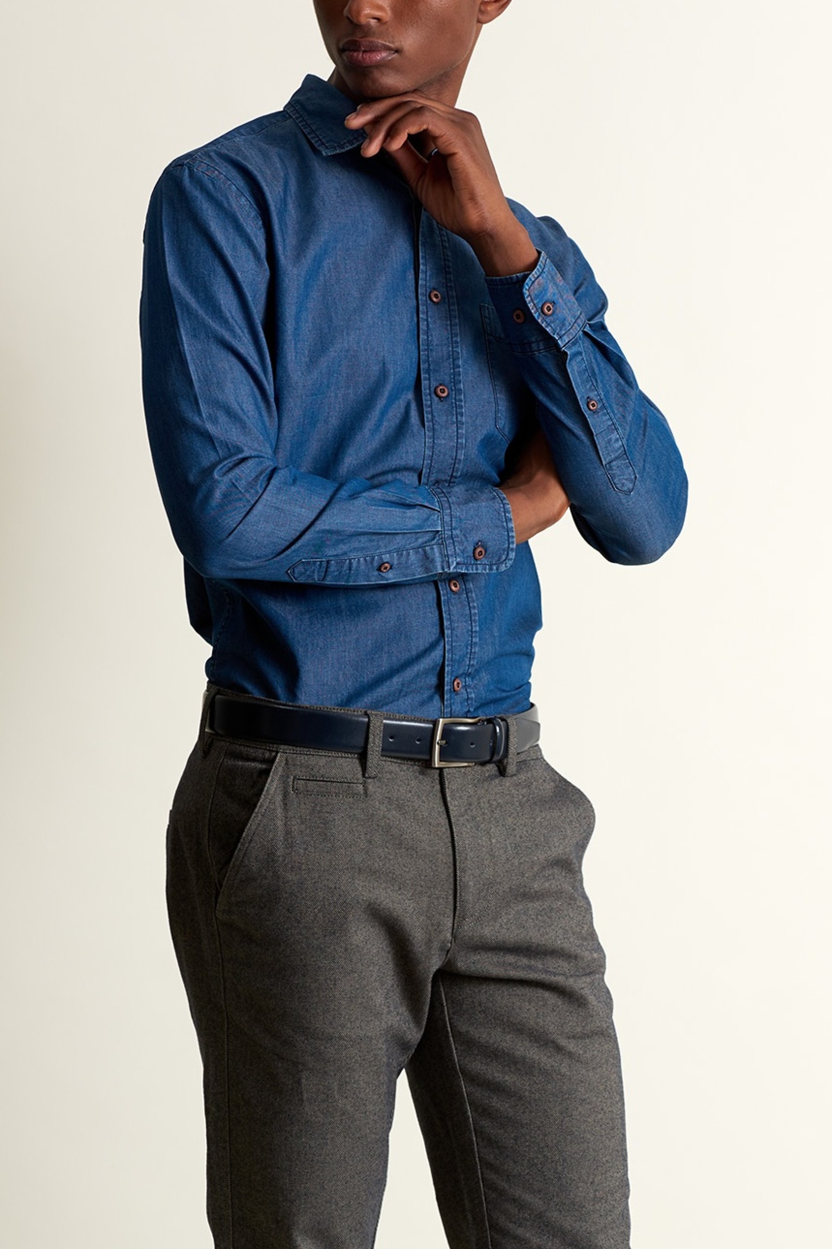 Camisa vaquera slim fit