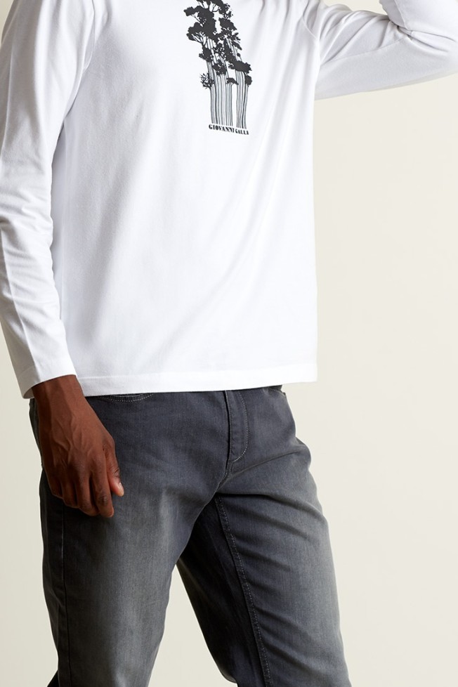 T-shirt manga comprida