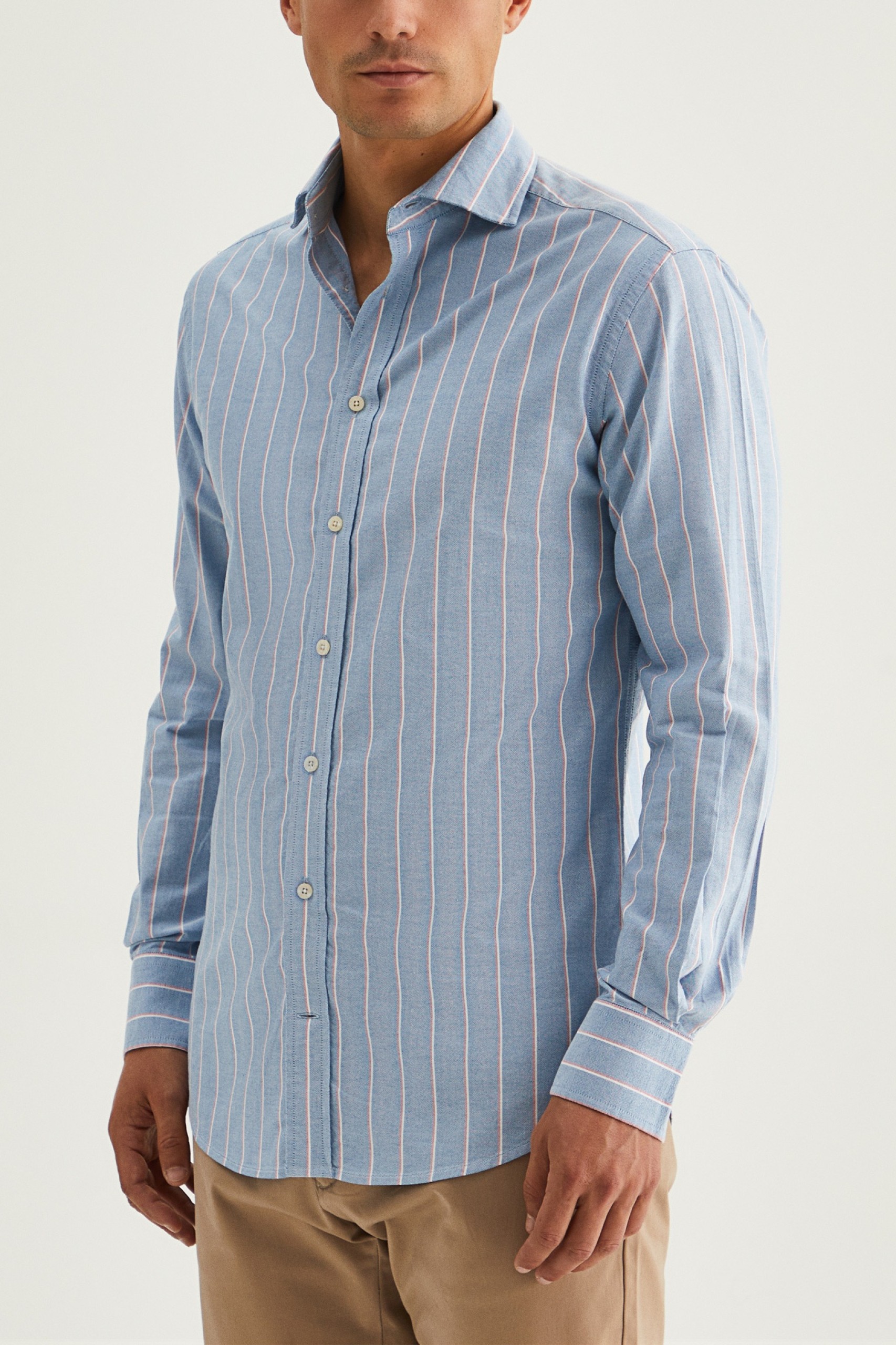 Camisa de rayas slim fit