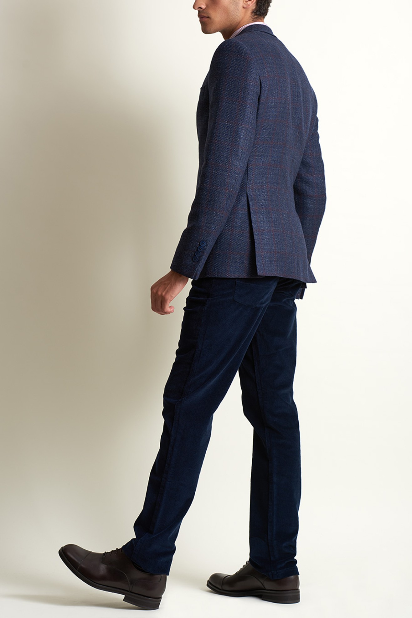 Blazer de cuadros slim fit 
