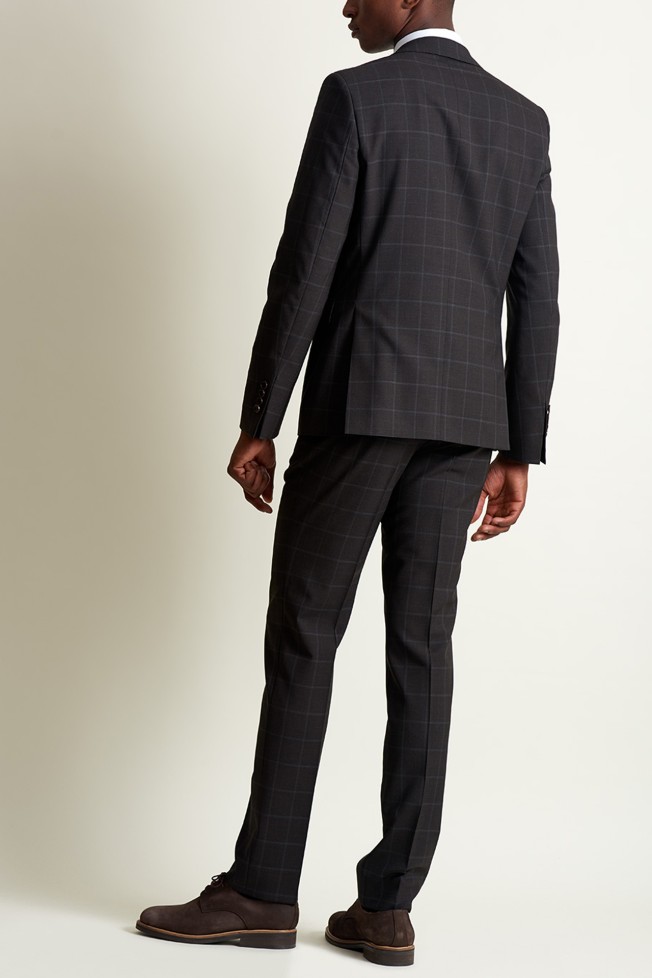 Traje slim fit a cuadros