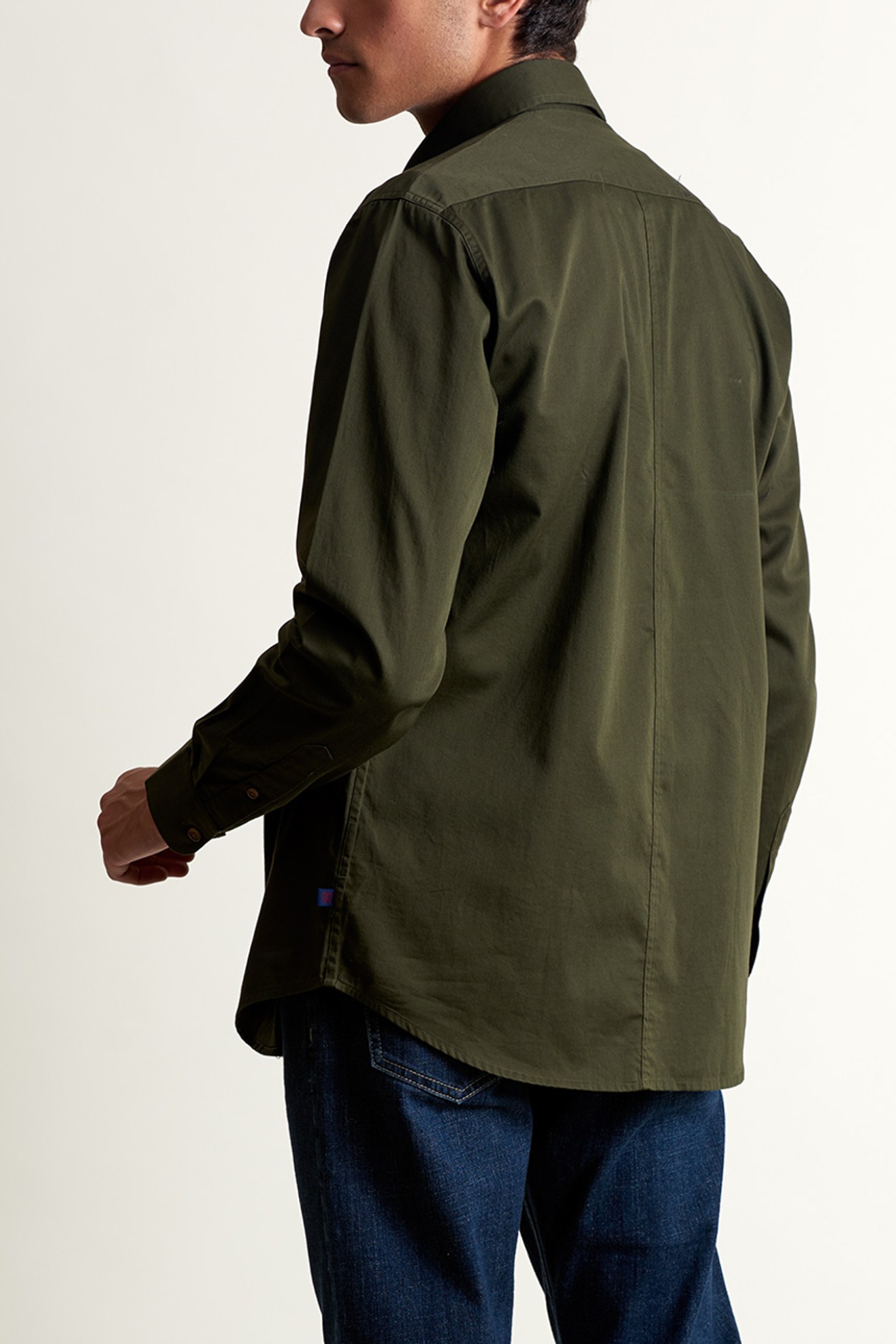 Camisa de algod�o slim fit