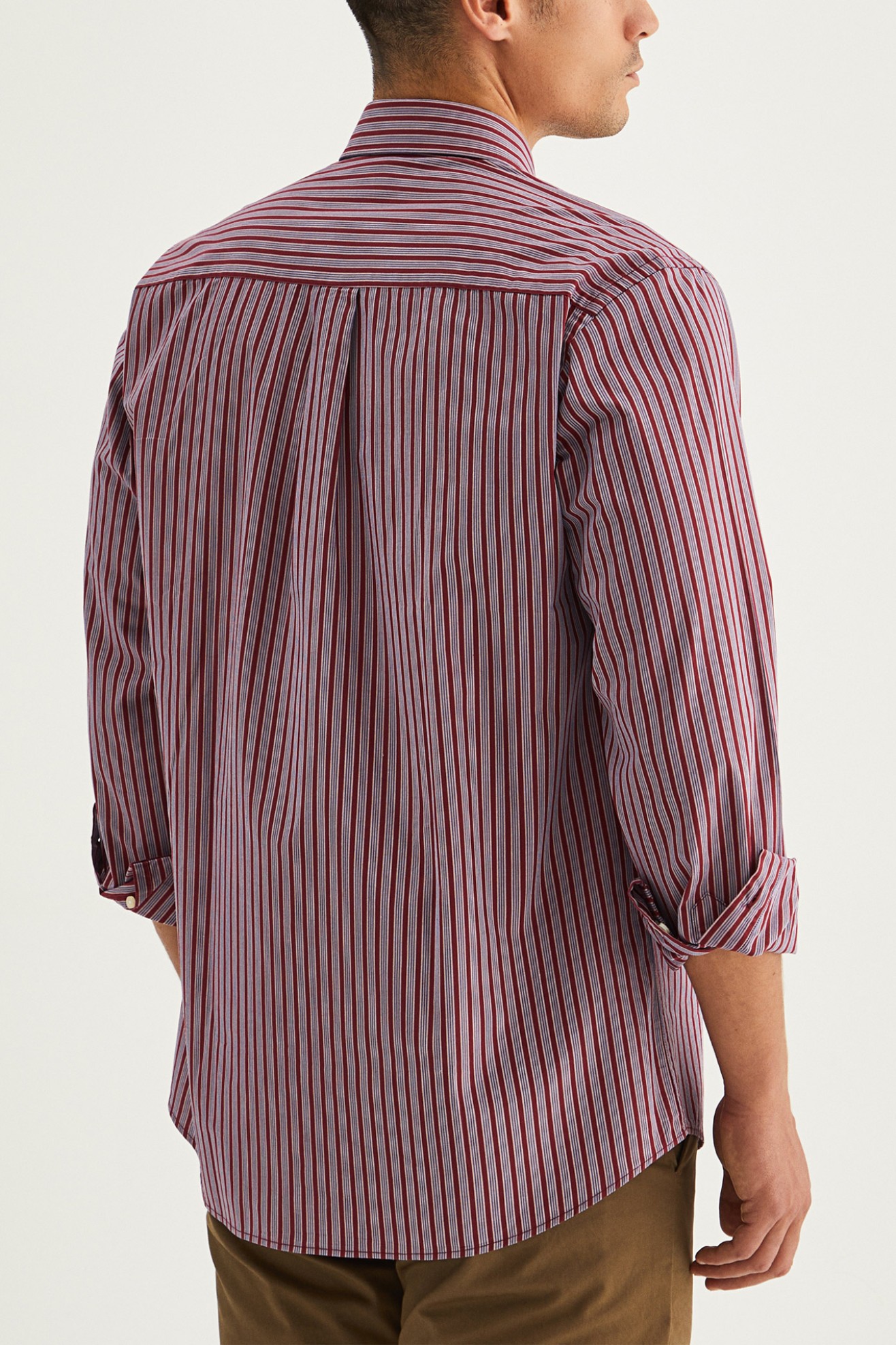 Camisa �s riscas regular fit