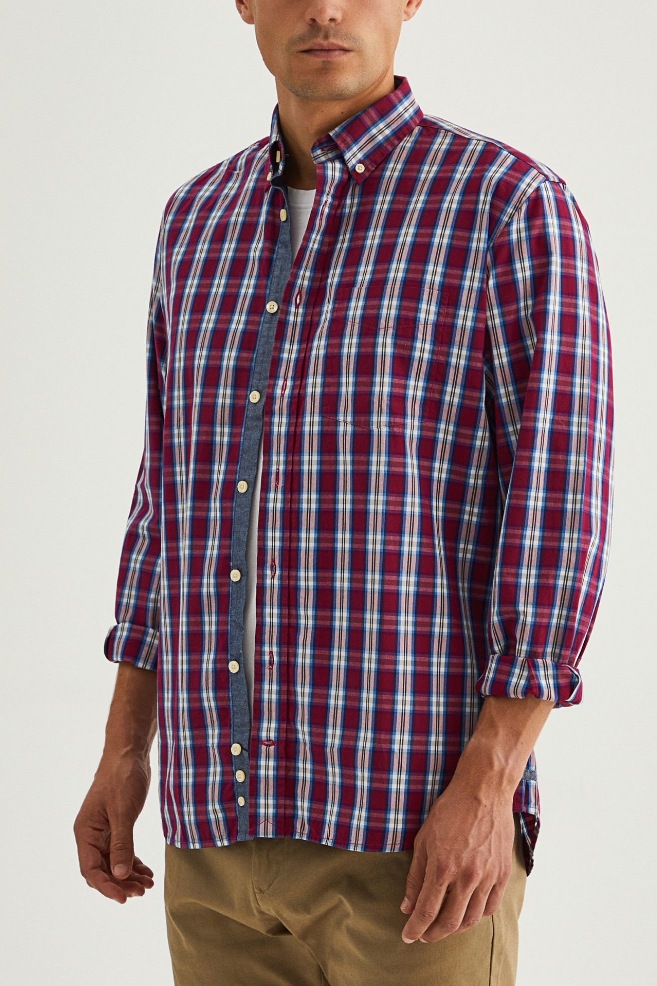 Camisa xadrez regular fit