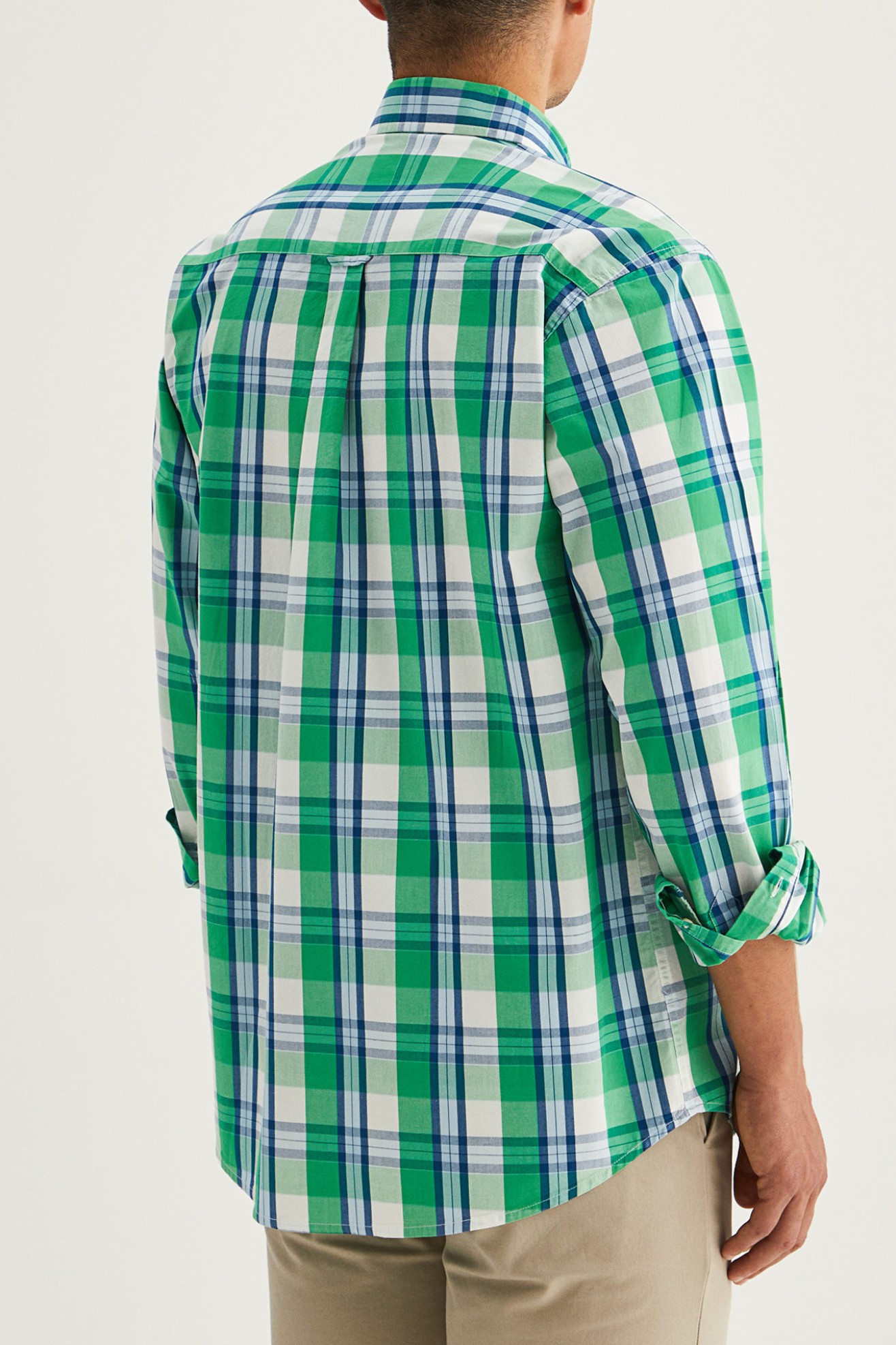 Camisa a cuadros de corte regular