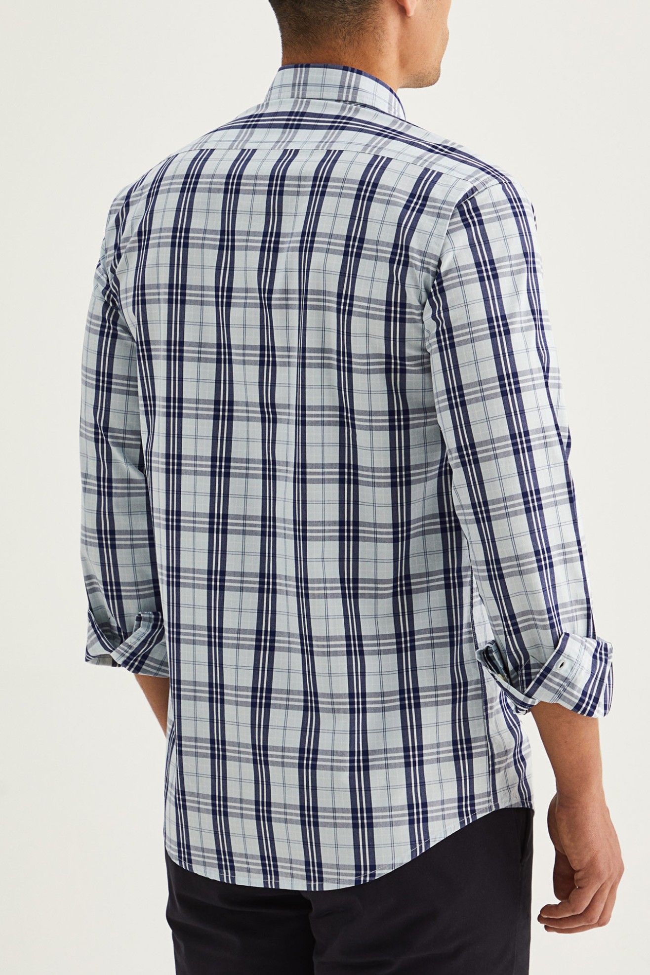 Camisa xadrez slim fit