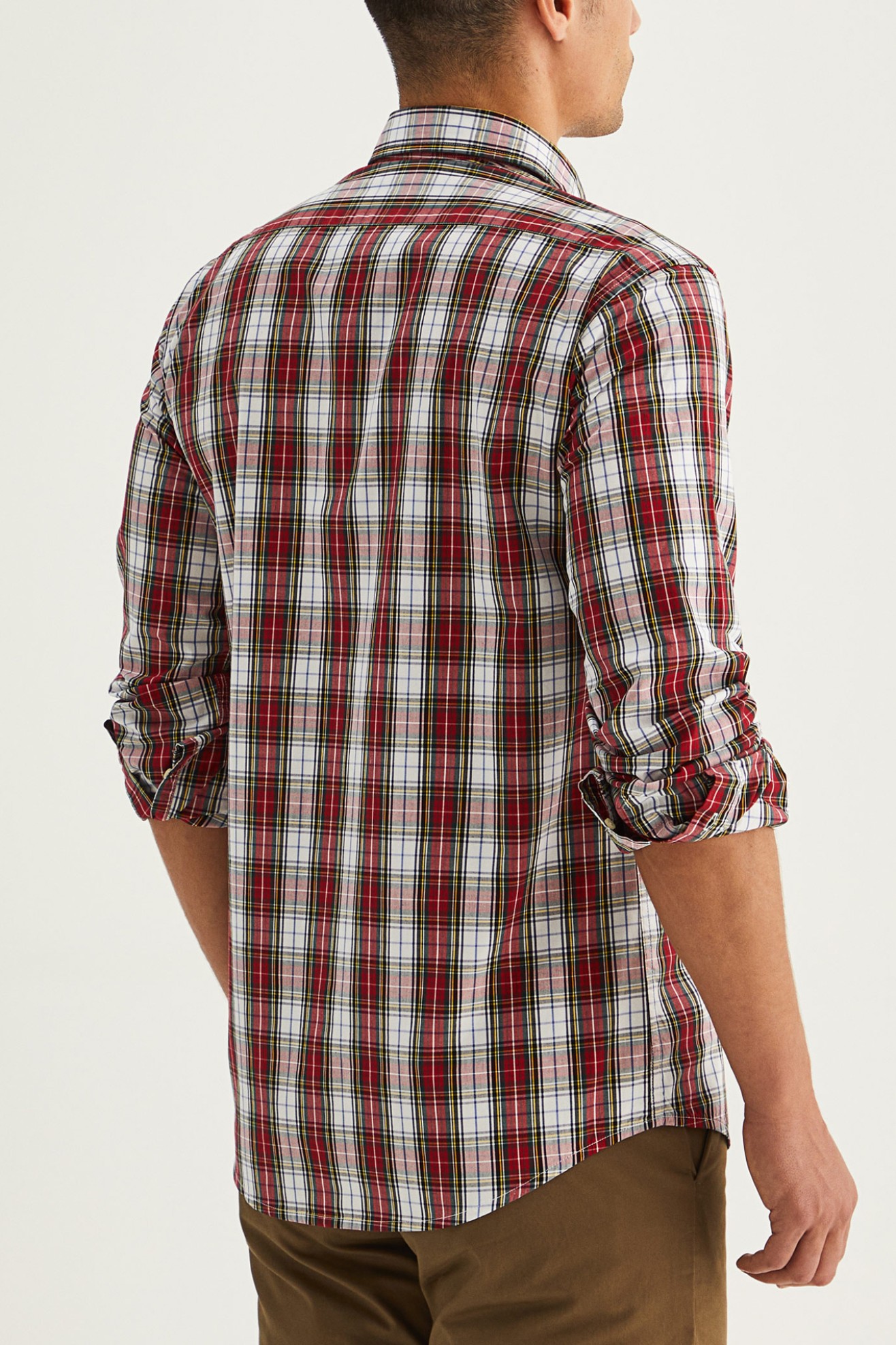 Camisa xadrez slim fit