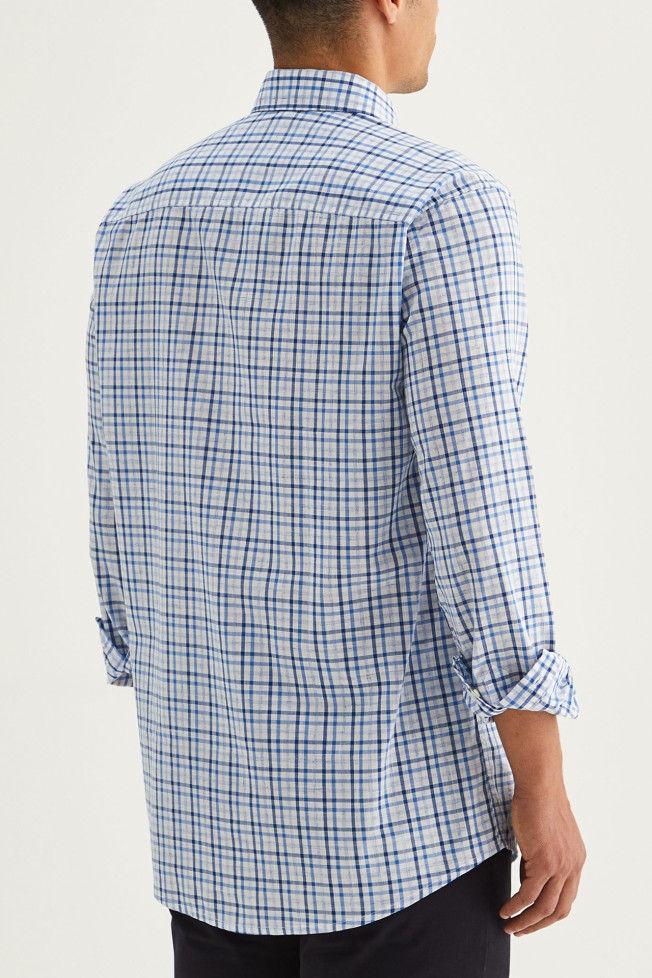 Camisa xadrez regular fit