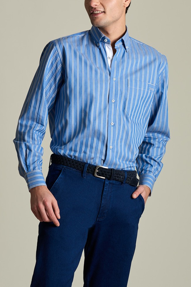 Camisa de rayas regular fit Camisa de rayas regular fit