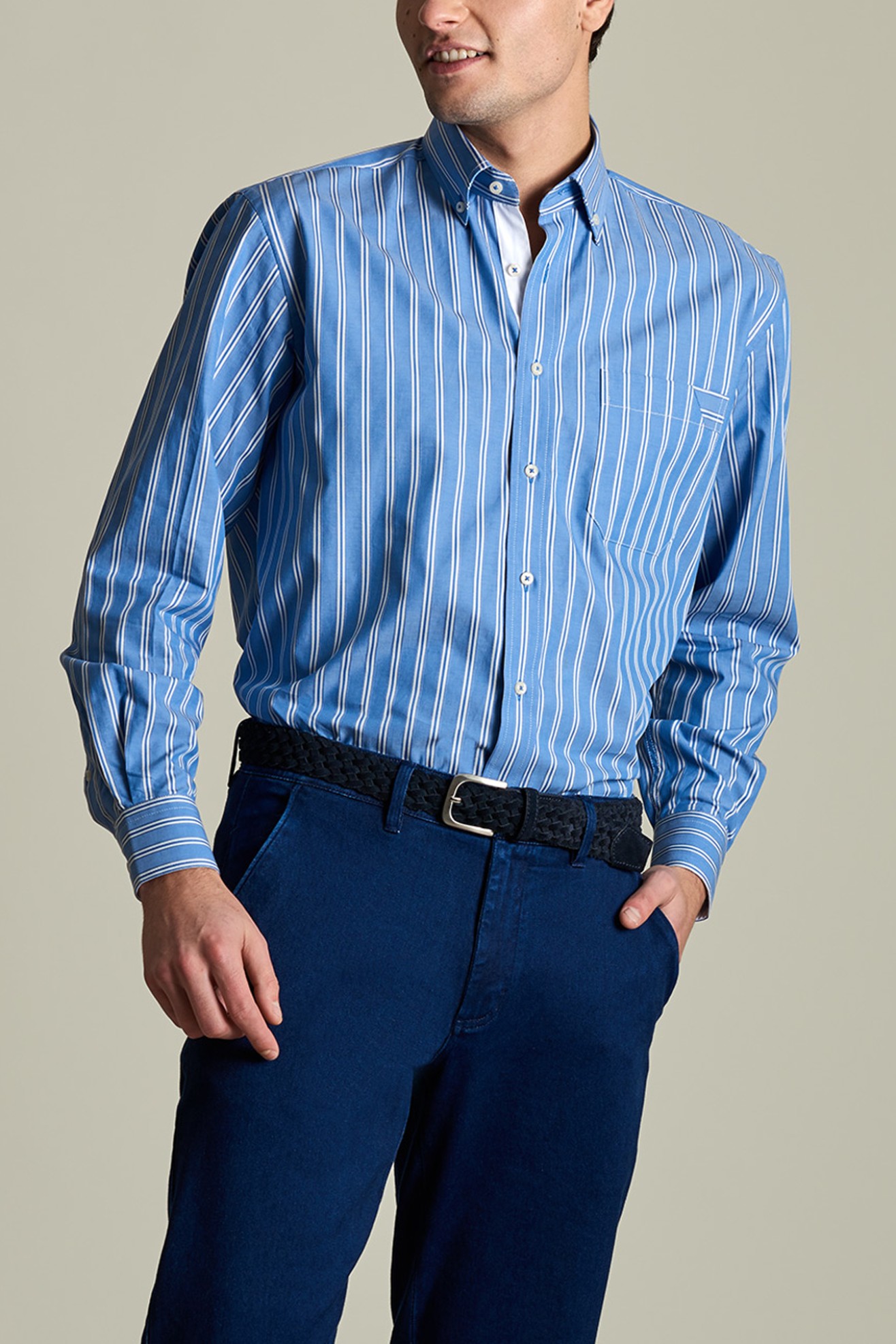 Camisa de rayas regular fit