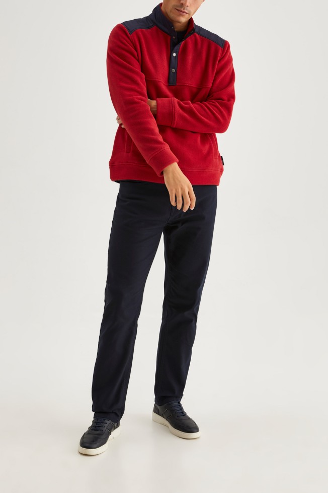 Camisola polar com molas