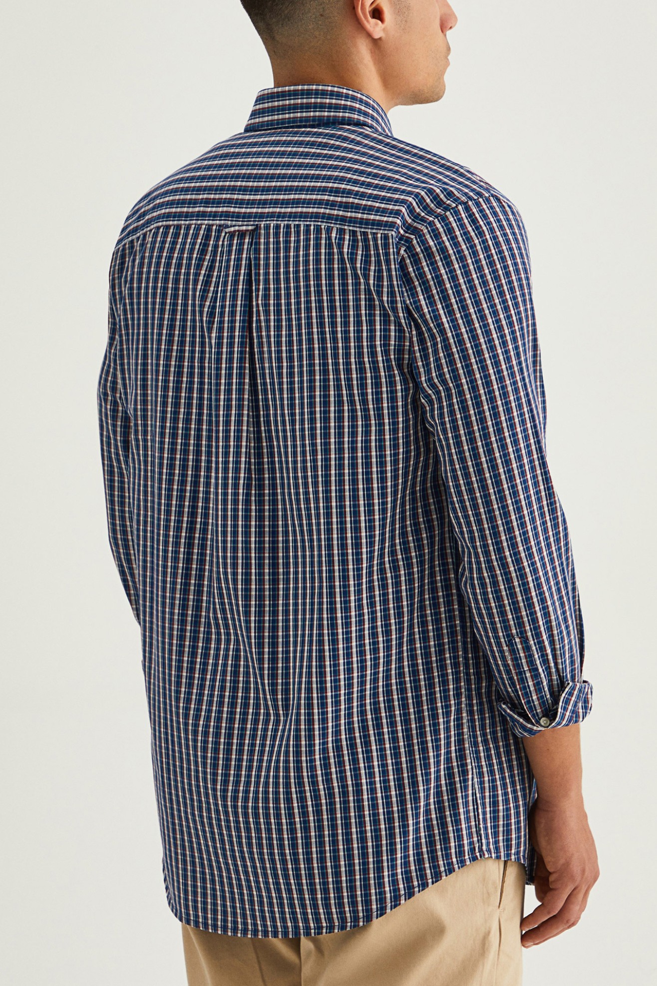 Camisa regular fit a cuadros 