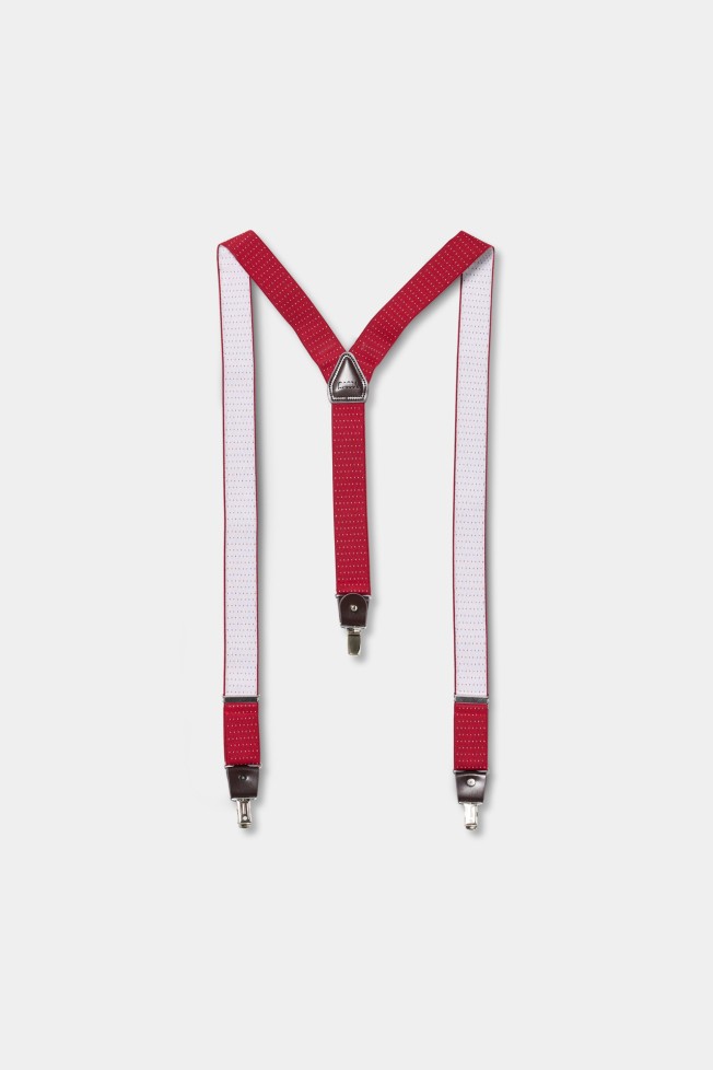 Suspens�rios padr�o pontilhado