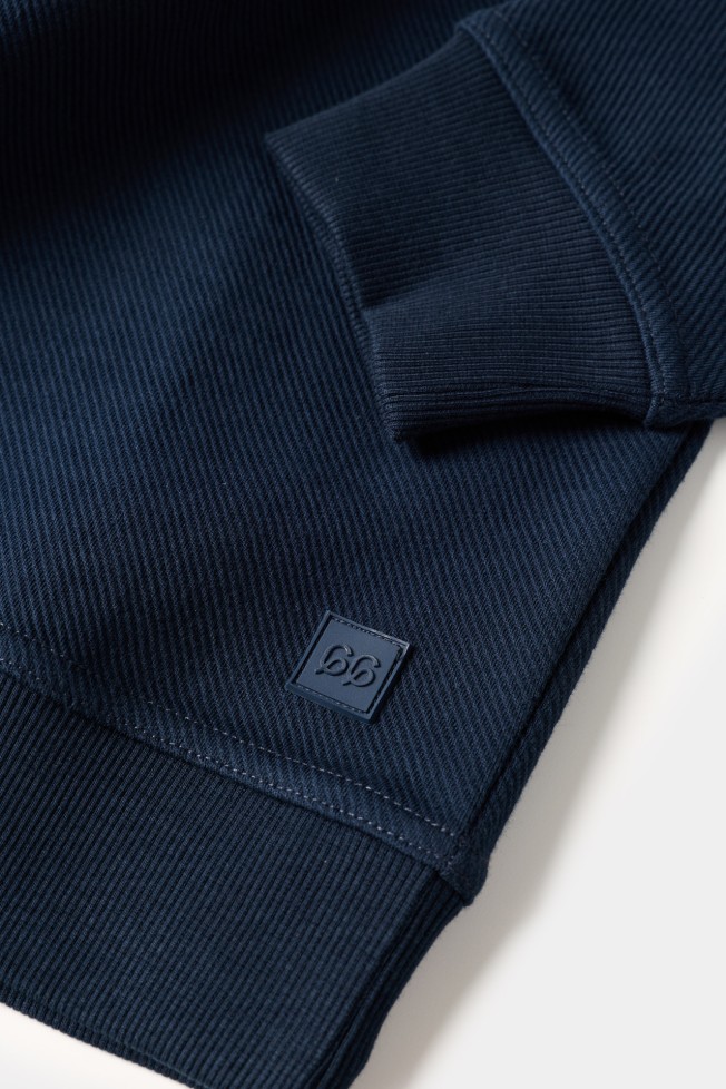 Camisola de malha com fecho