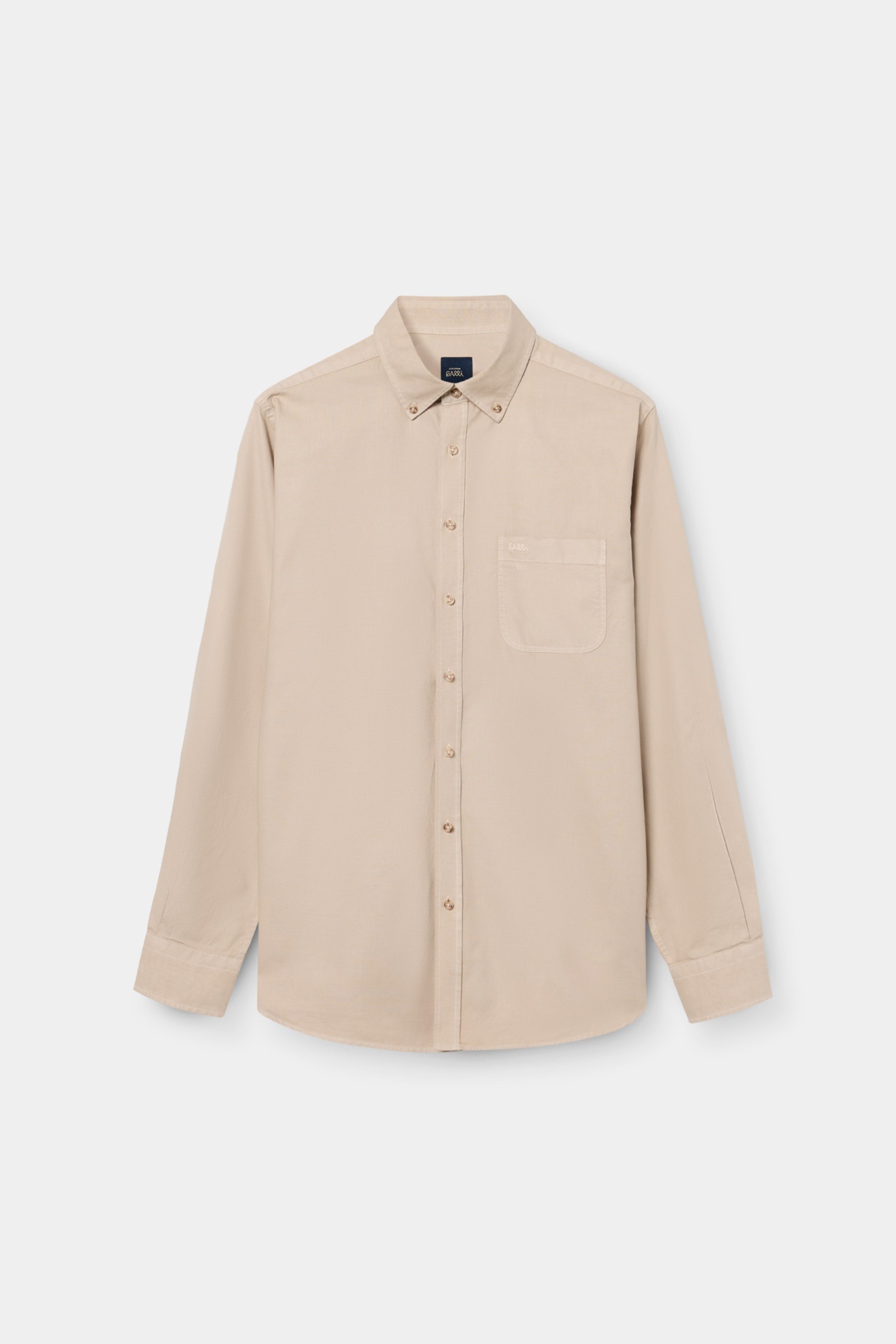 Camisa de corte regular en algodón