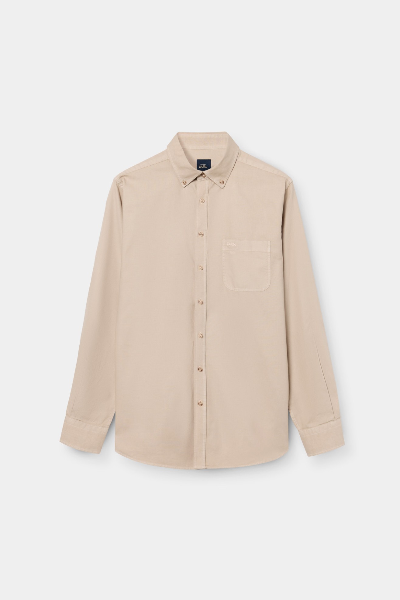 Camisa regular fit em algod�o