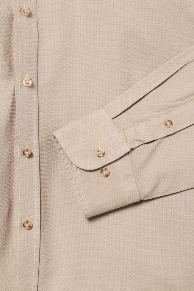 Camisa regular fit em algod�o