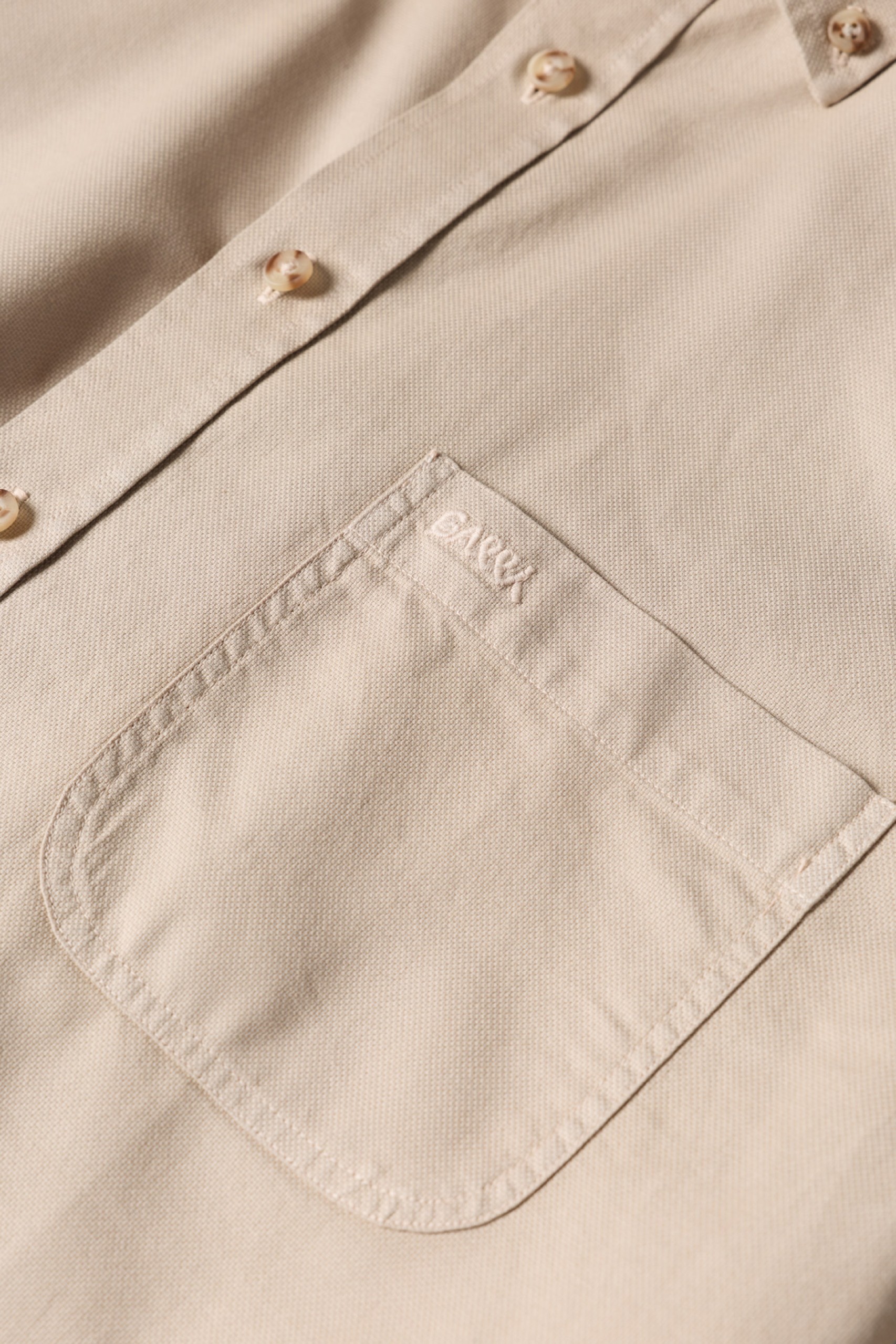 Camisa de corte regular en algodón