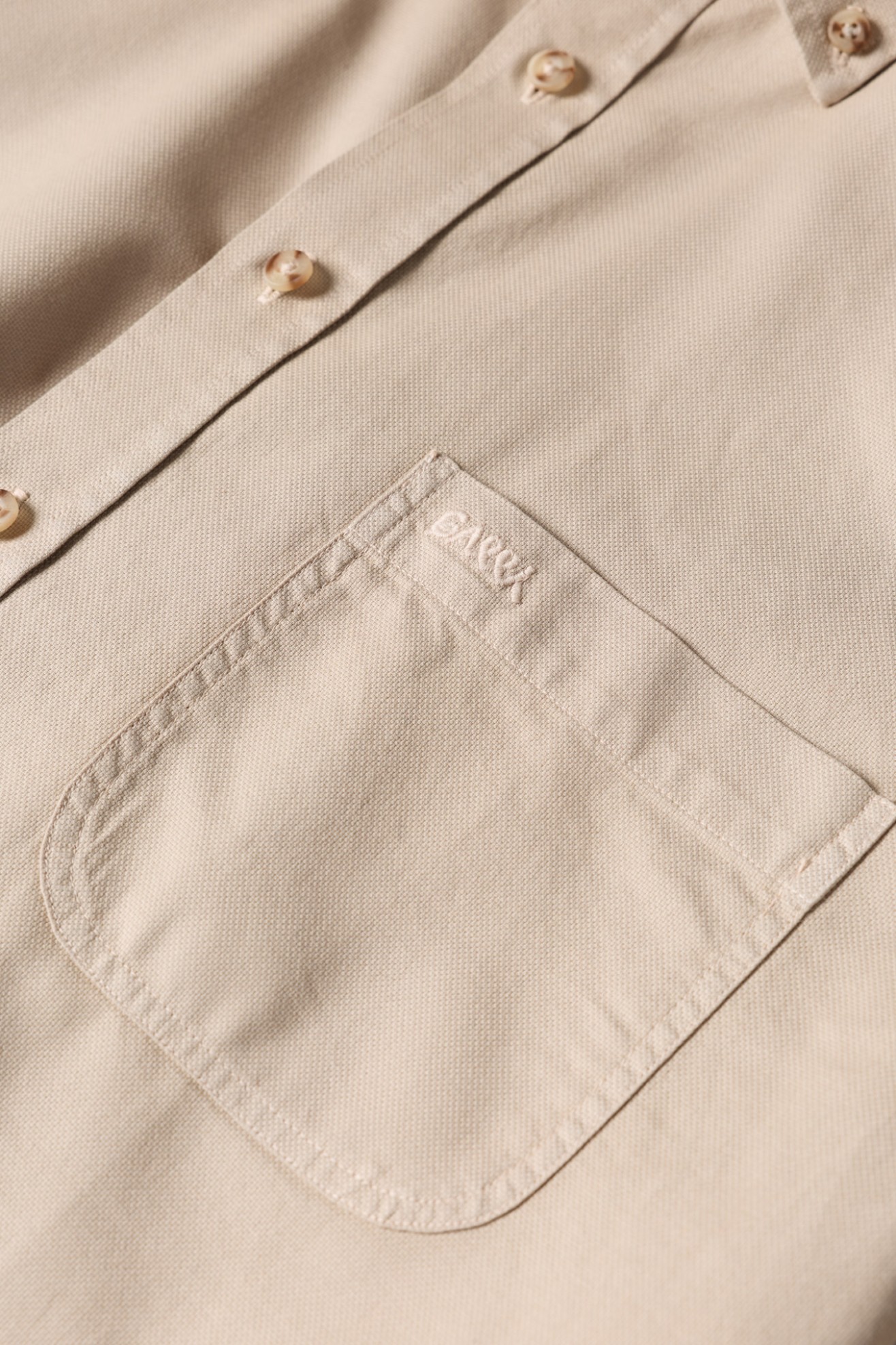 Camisa regular fit em algod�o