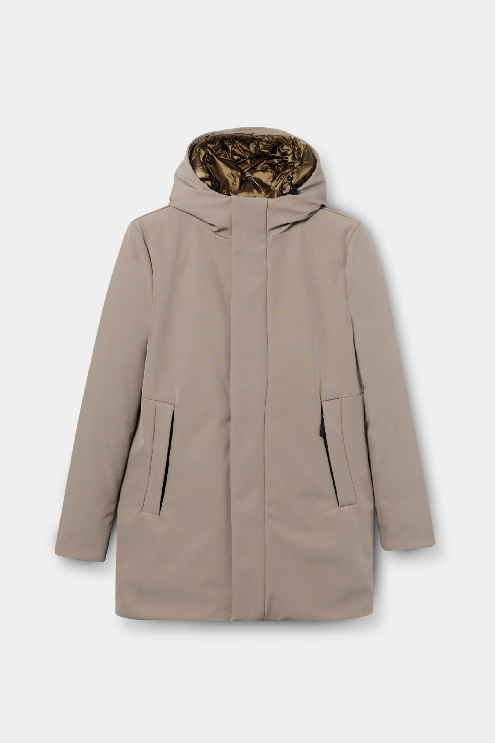 Parka impermeable con capucha