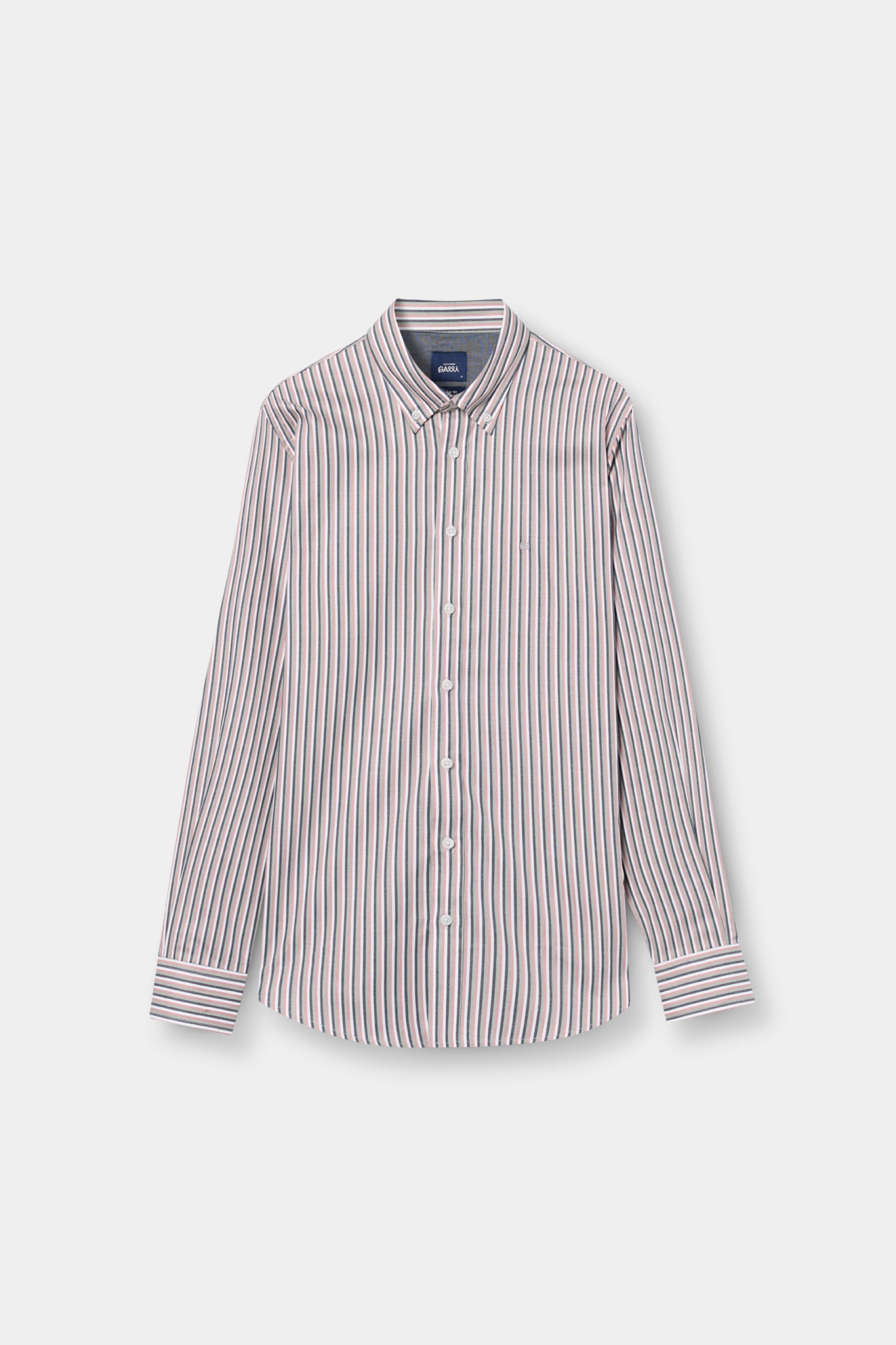 Camisa a rayas de corte regular