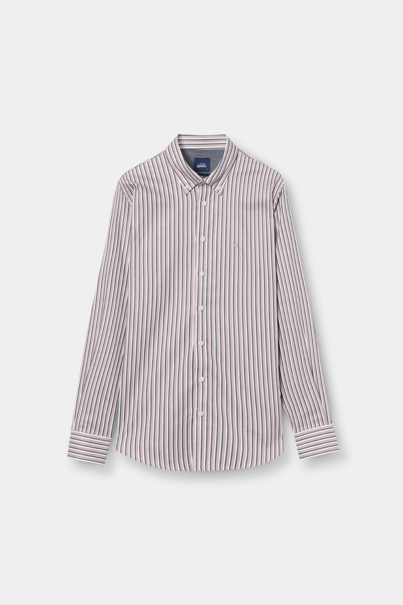 Camisa �s riscas regular fit