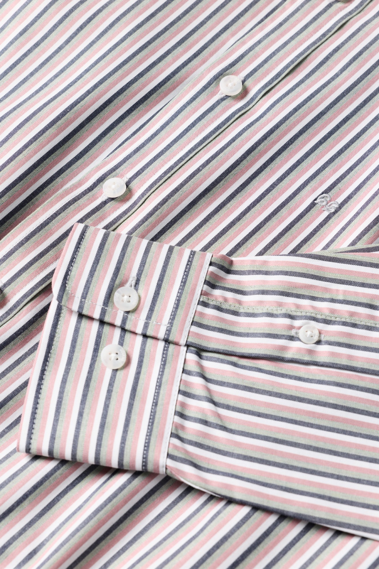 Camisa �s riscas regular fit