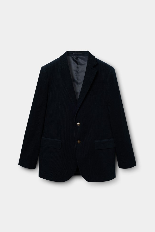 Blazer em bombazine regular fit