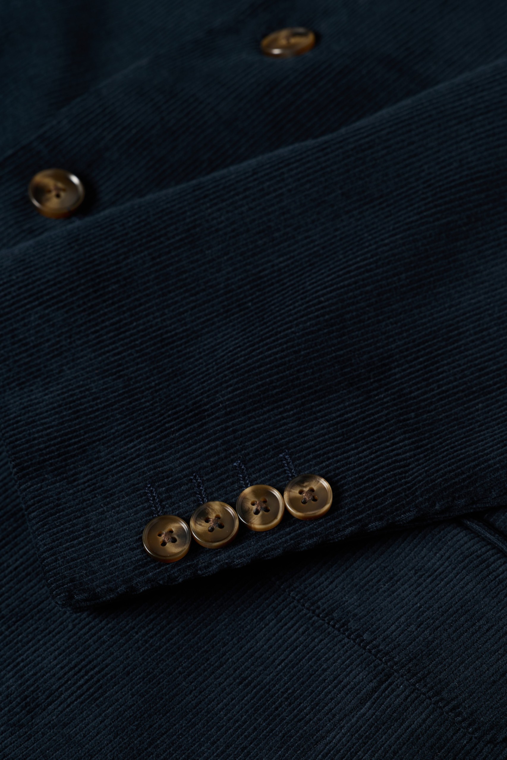 Blazer de bombasina de corte regular