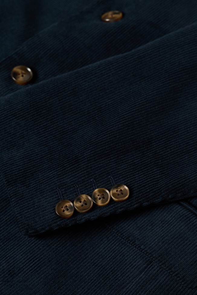 Blazer em bombazine regular fit