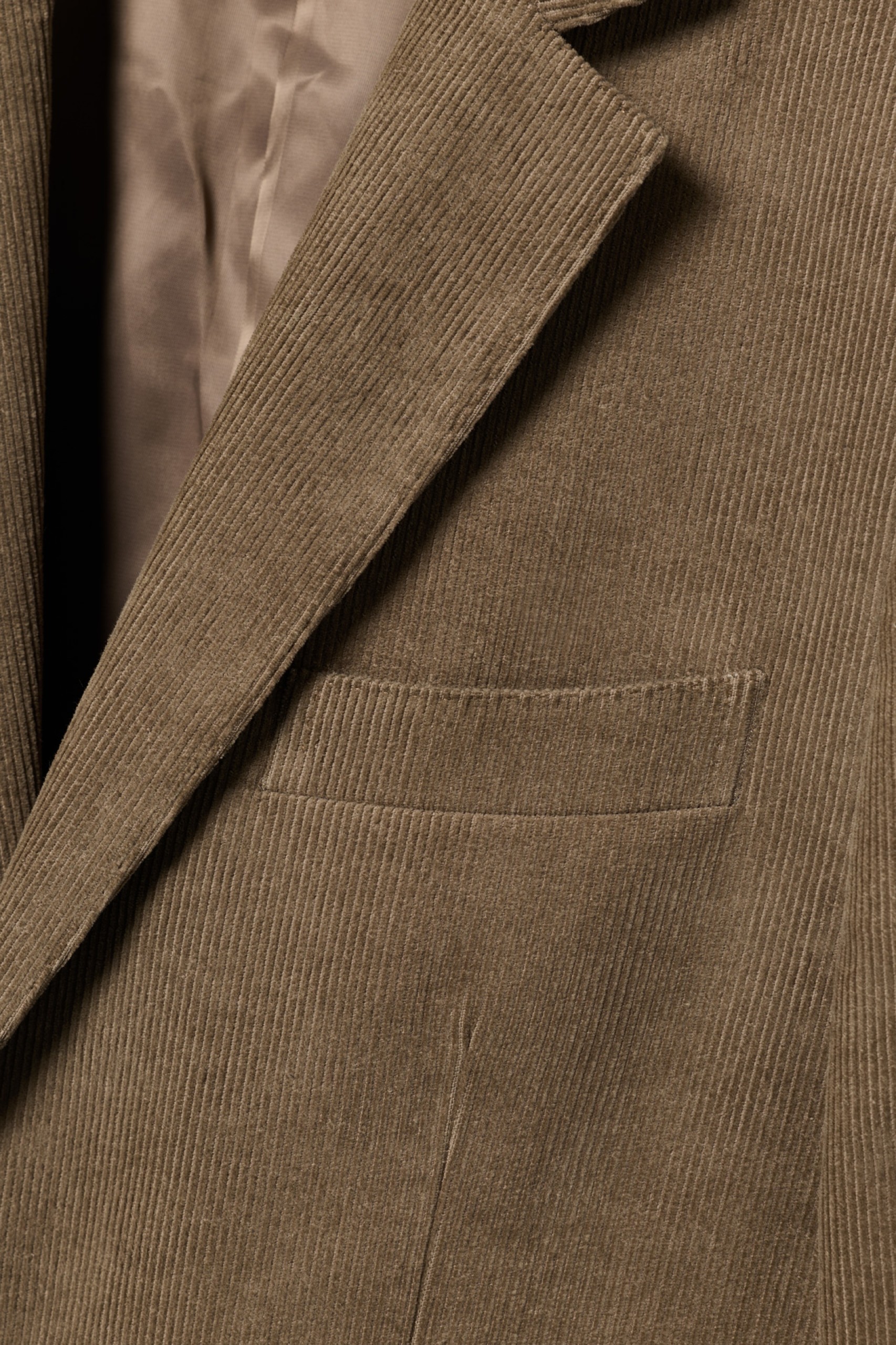 Blazer de bombasina de corte regular