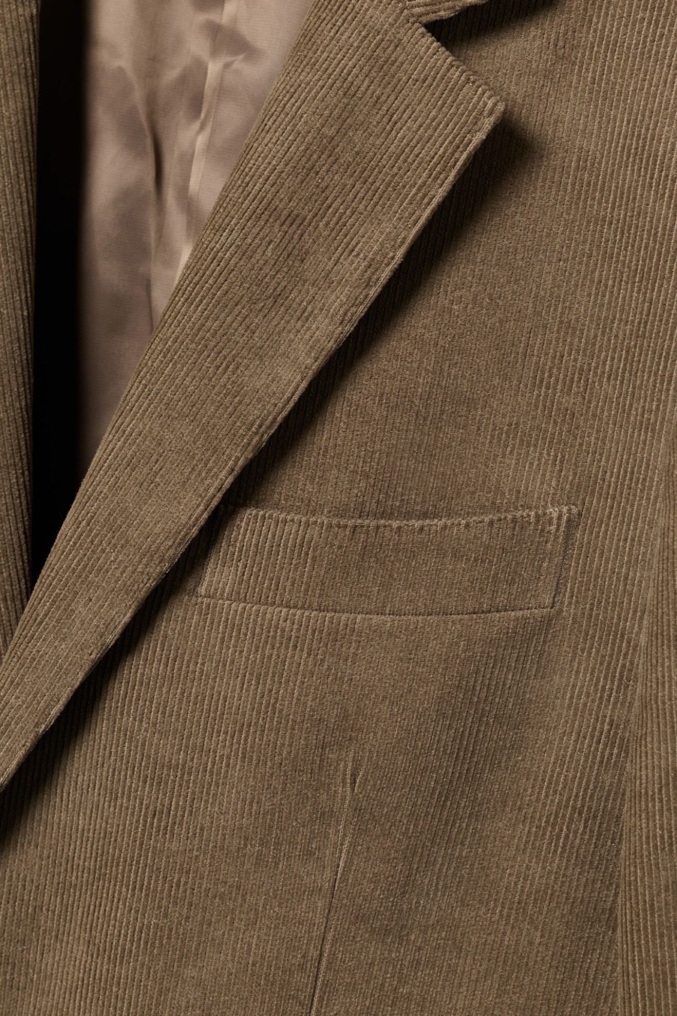 Blazer em bombazine regular fit