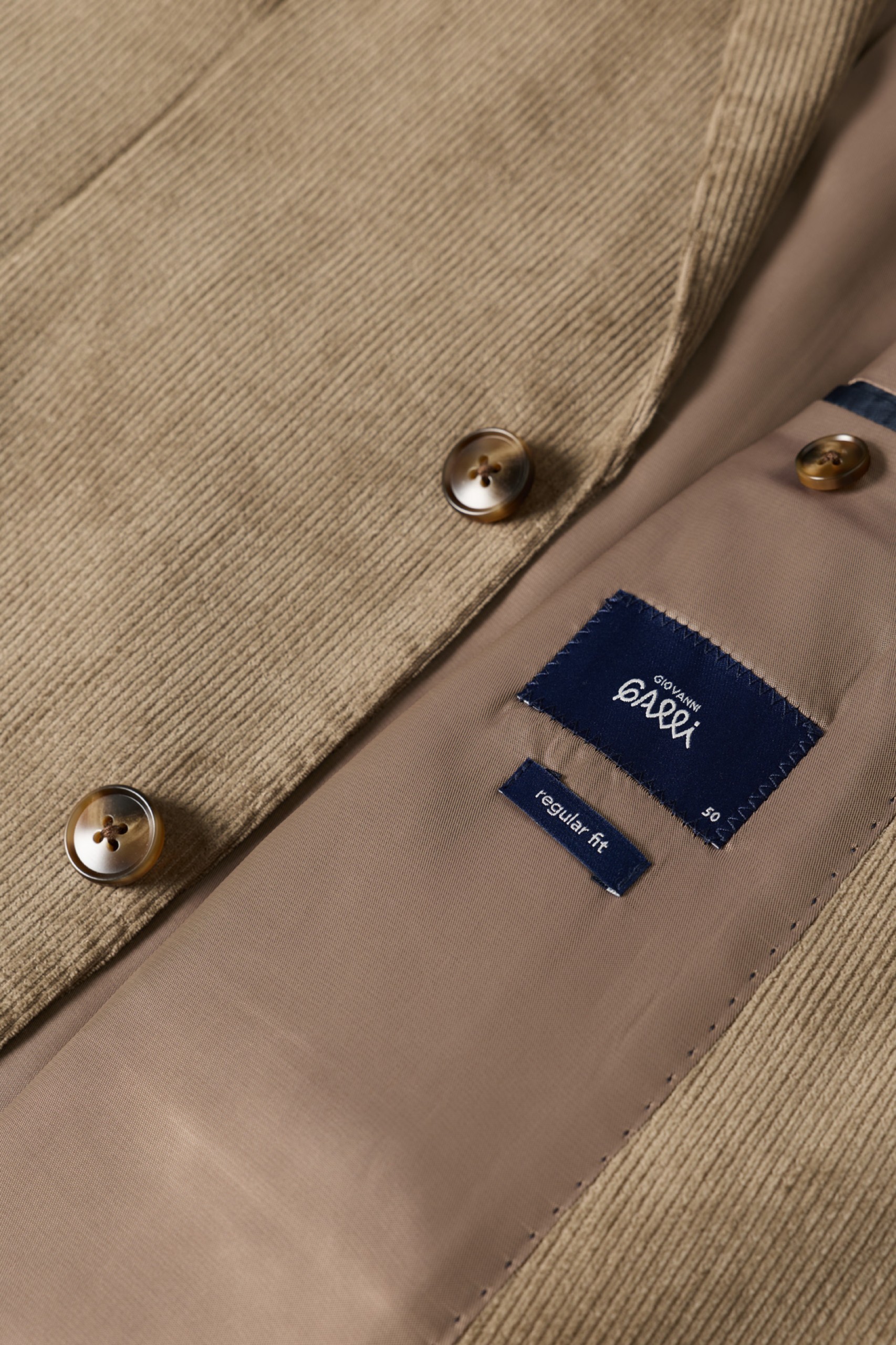 Blazer de bombasina de corte regular