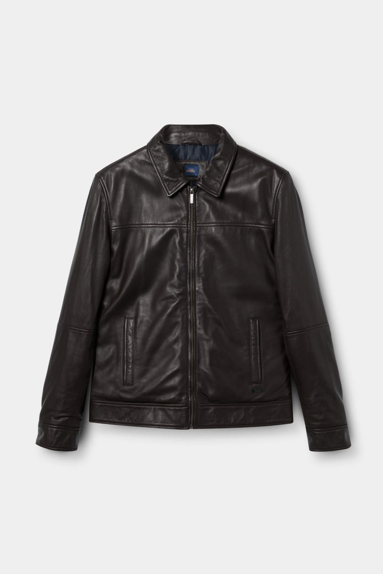 Casaco bomber em pele ovina