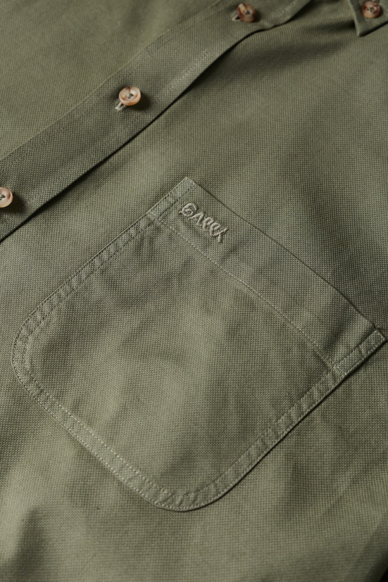 Camisa regular fit em algod�o