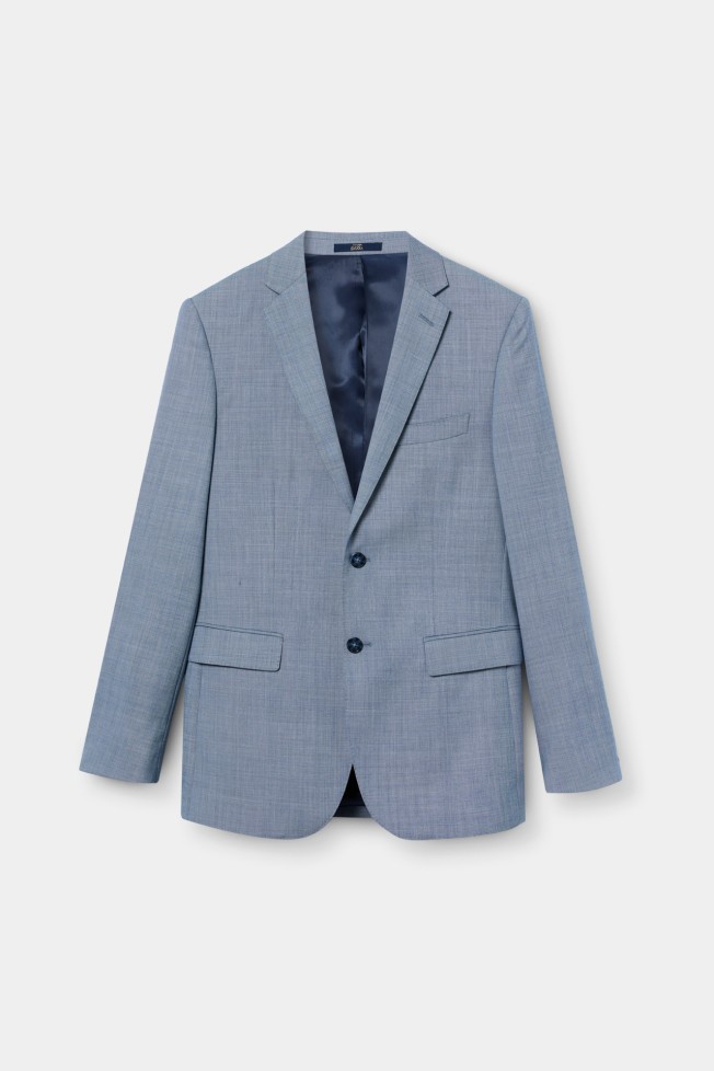 Fato cl�ssico slim fit em l�