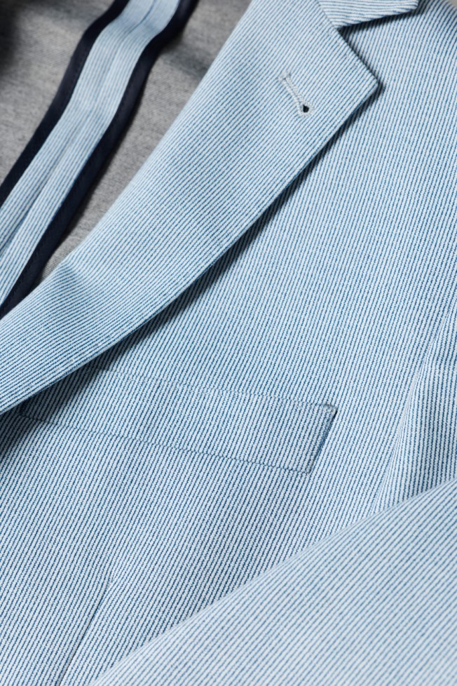 Blazer de malha slim fit Blazer de malha slim fit