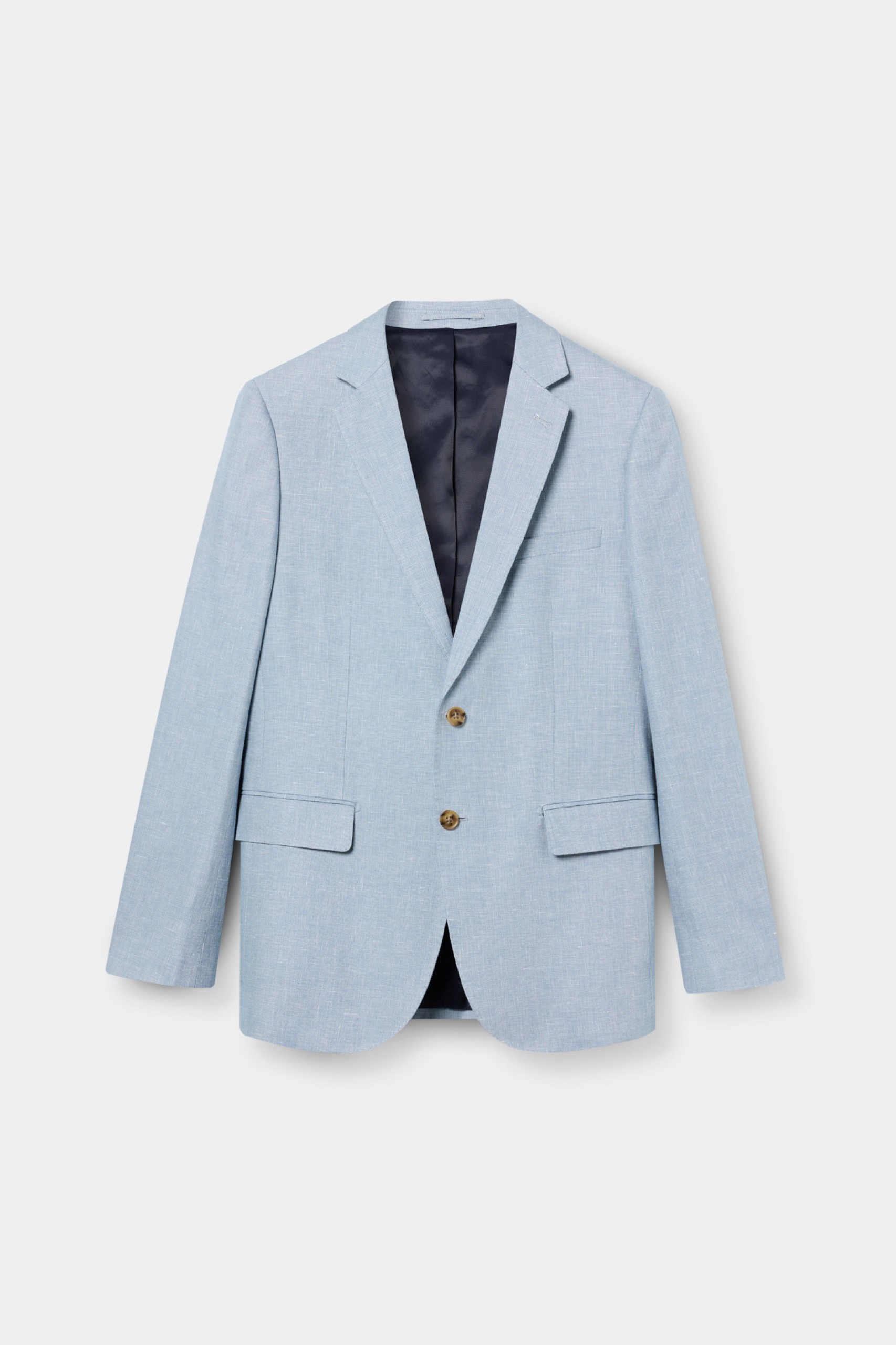 Blazer de lino y algodón