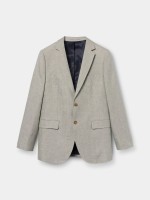Blazer de lino y algod�n