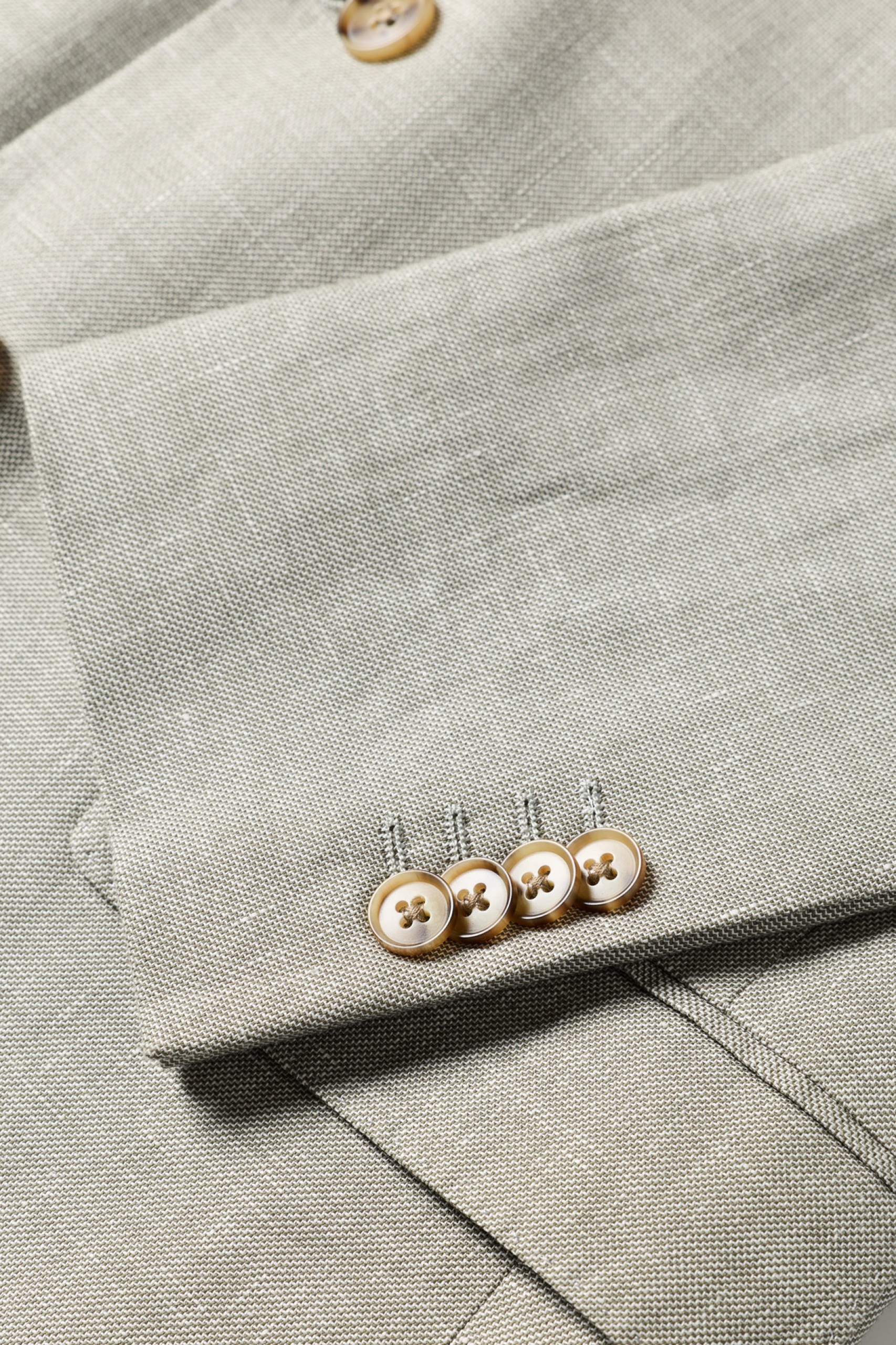 Blazer de lino y algodón