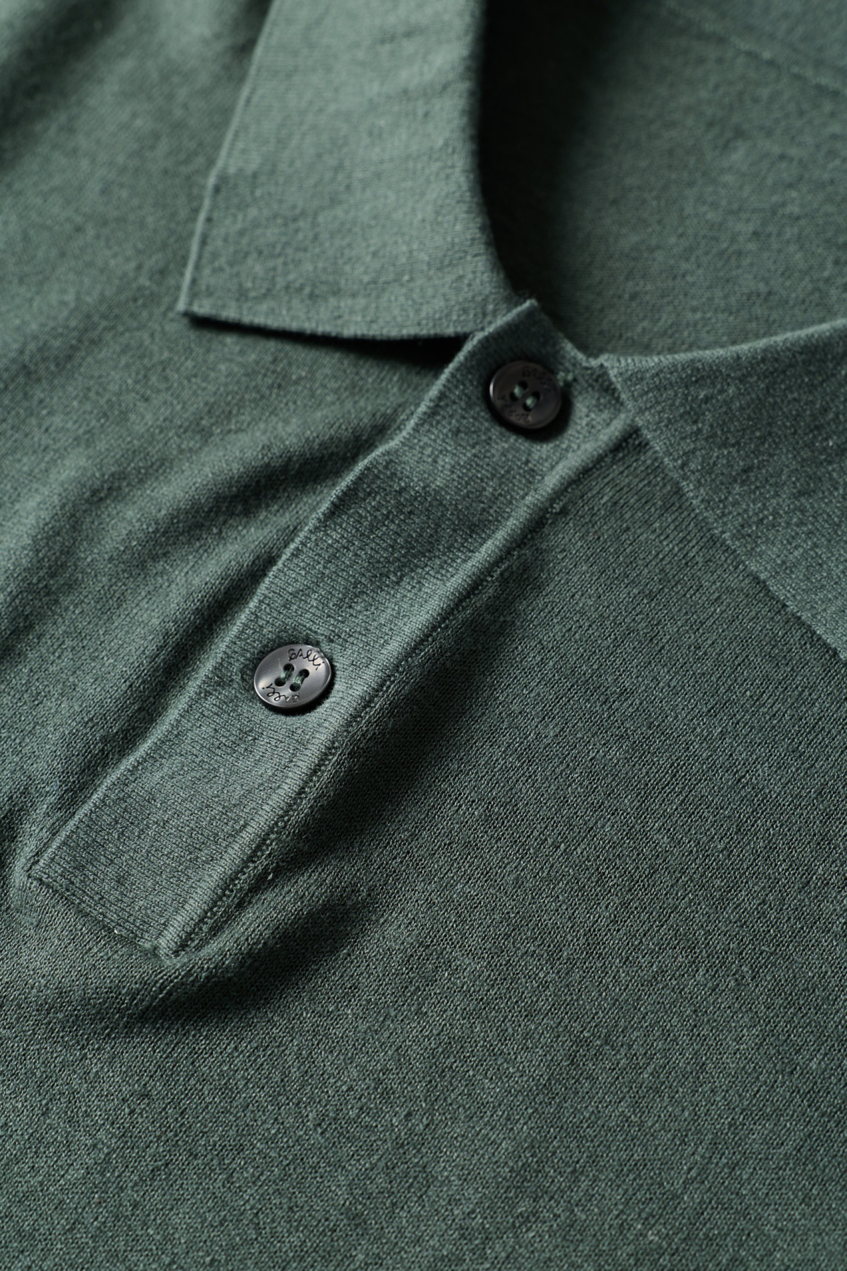 Polo de punto en lino y algodón