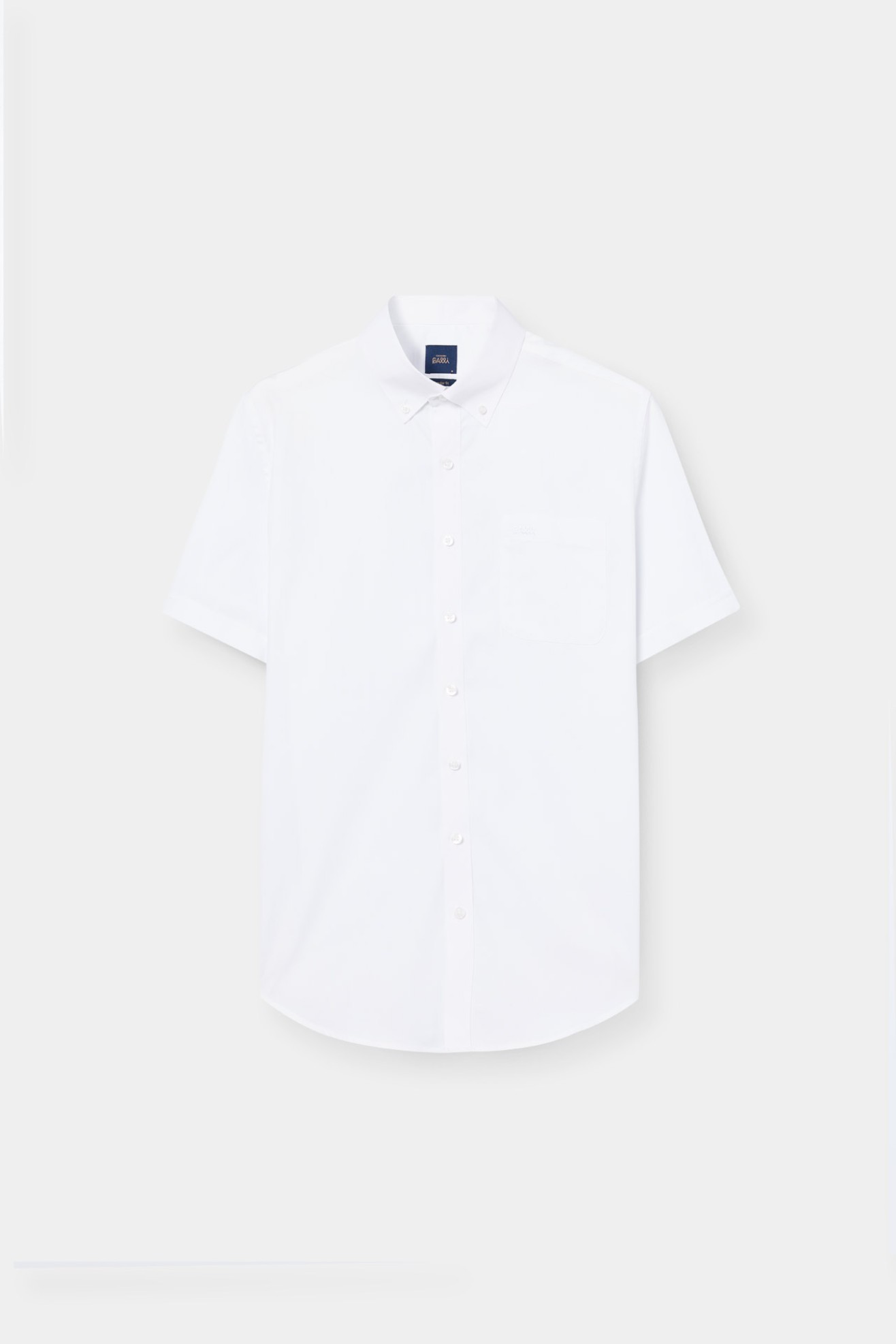 Camisa oxford de manga curta regular fit