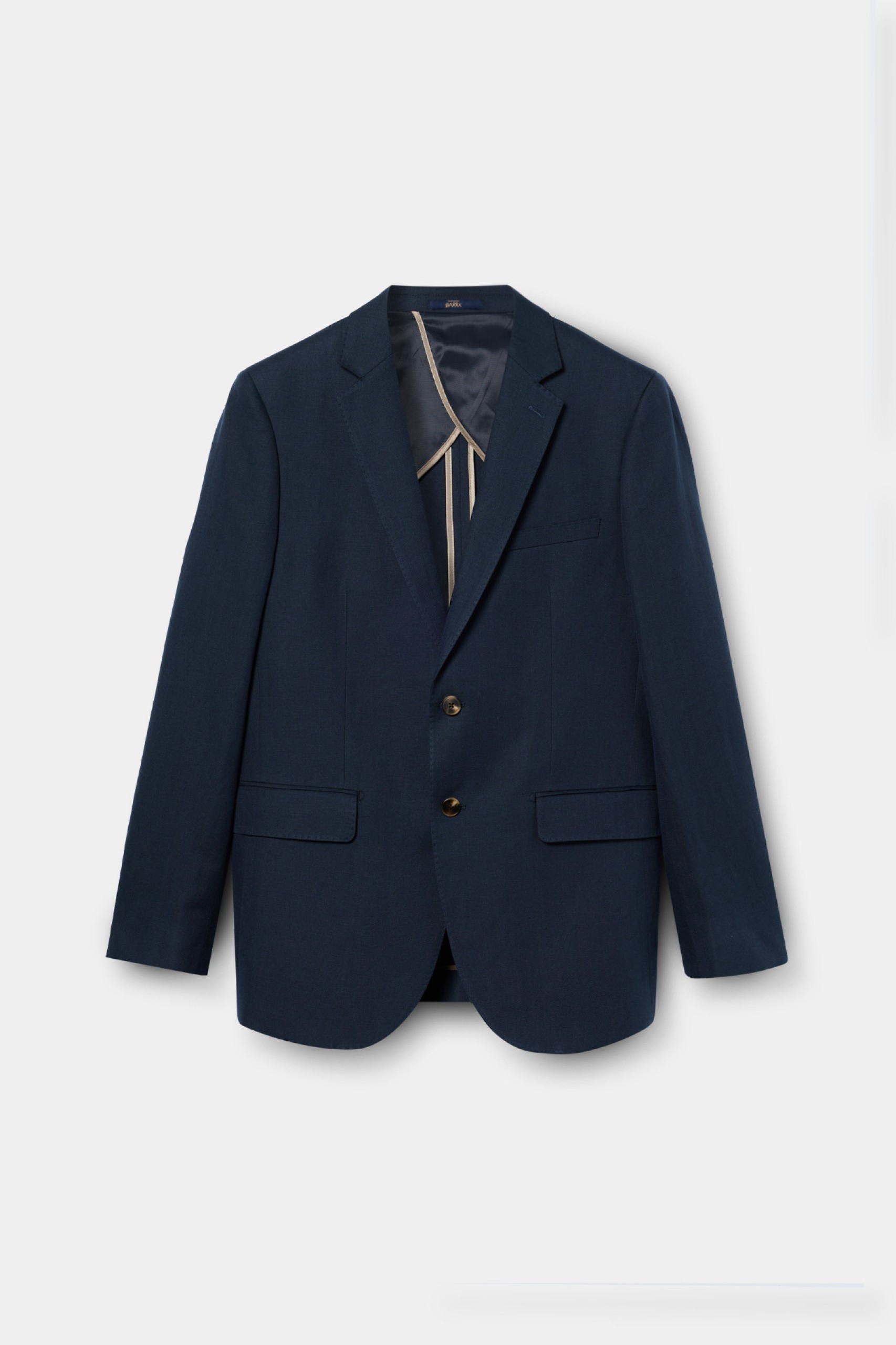 Blazer de lino y algodón slim fit