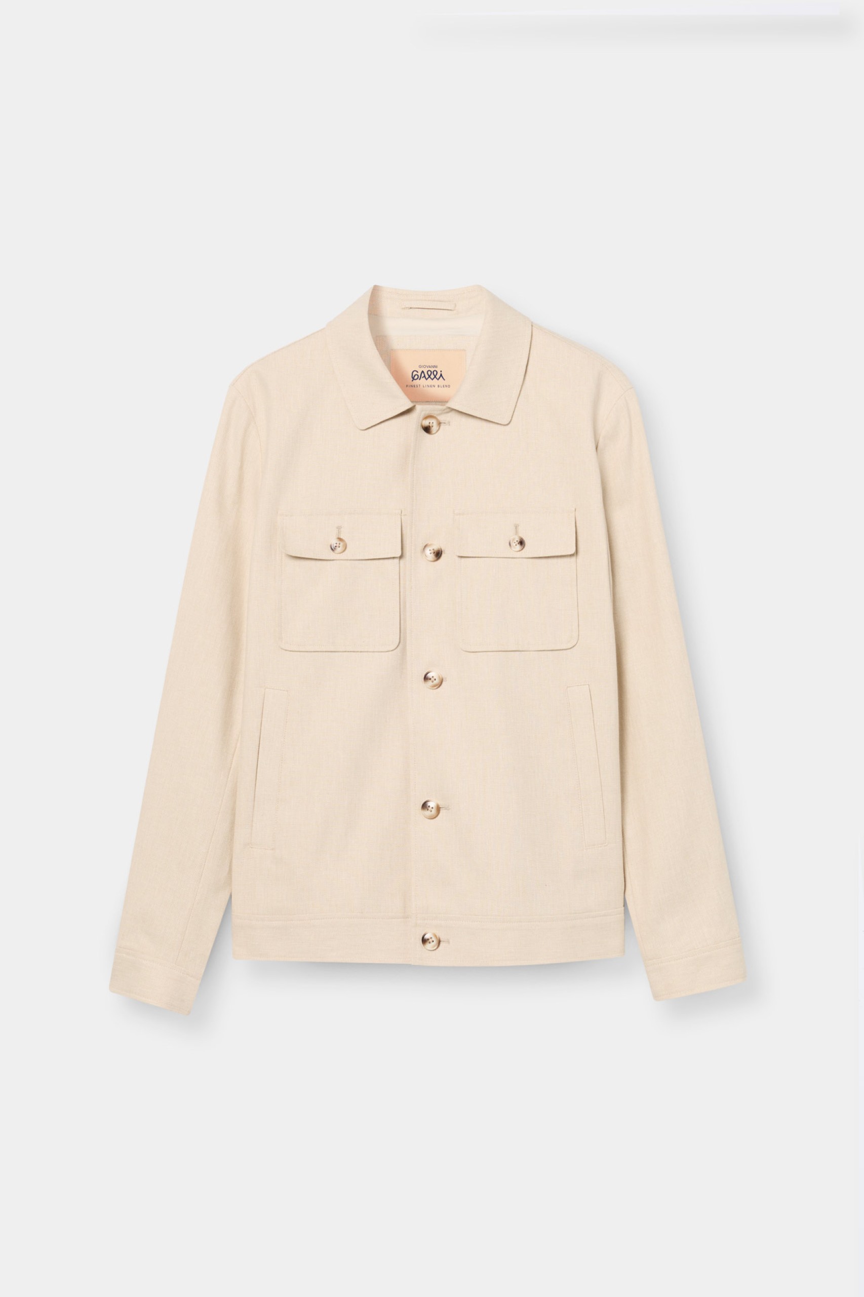 Chaqueta de lino y algodón