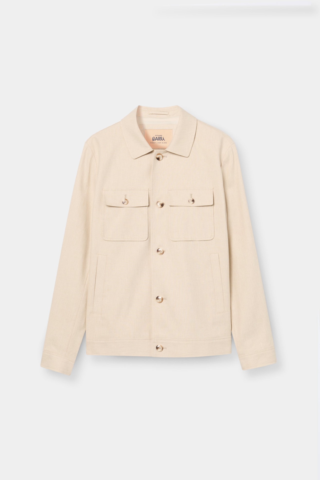 Blus�o em linho e algod�o