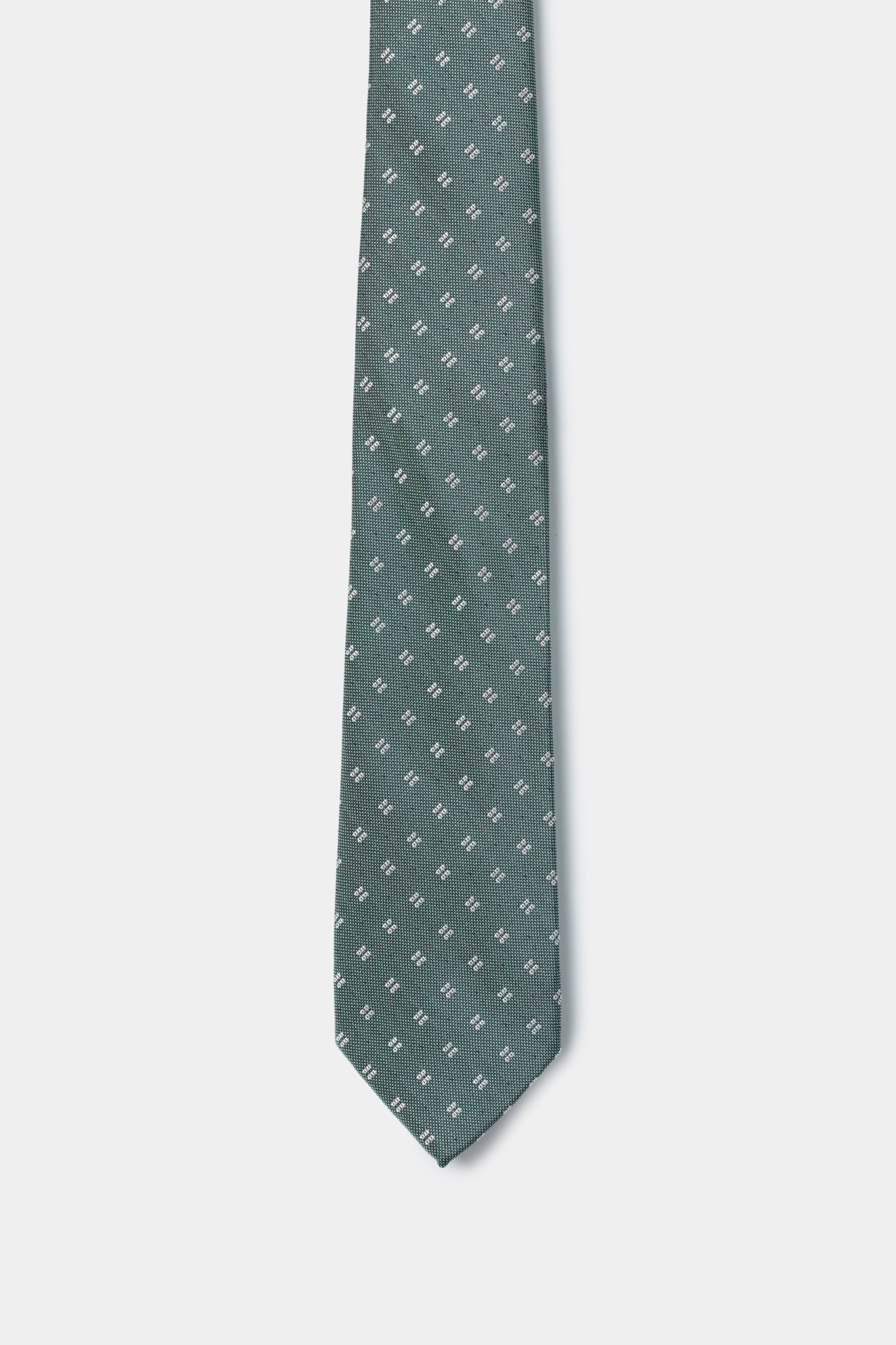 Corbata color caqui con microestampado