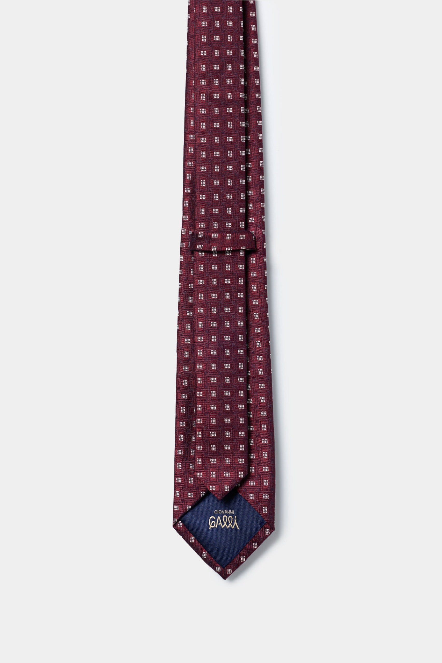 Corbata con microestampado