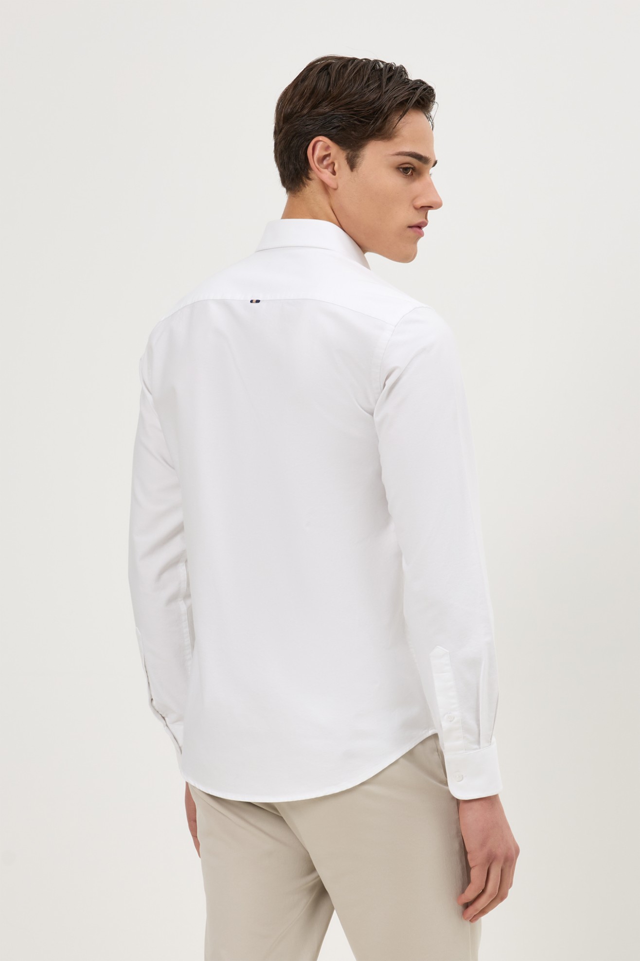 Camisa oxford slim fit